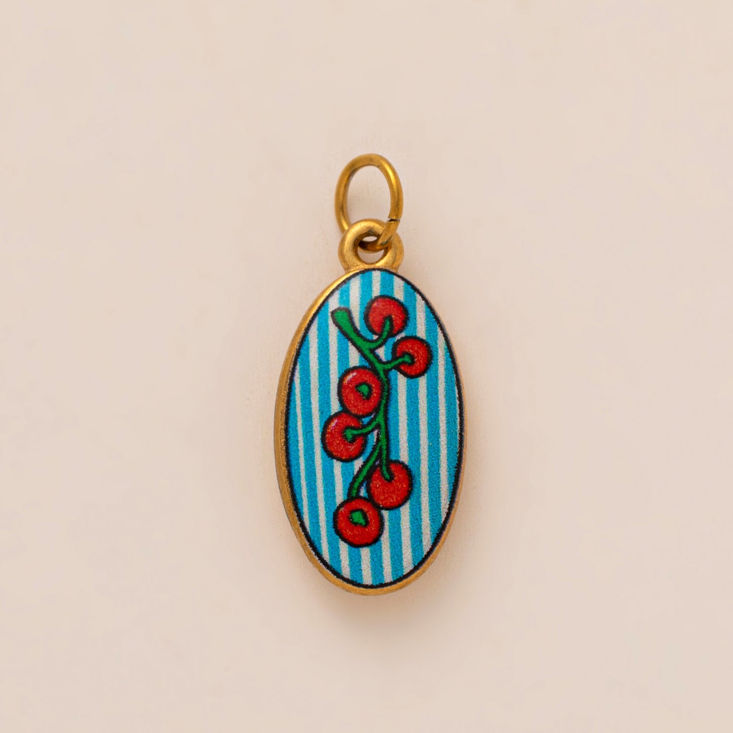 Sweet Geometric Heart Stainless Steel Drip Oil Plated Pendant Charm Bar