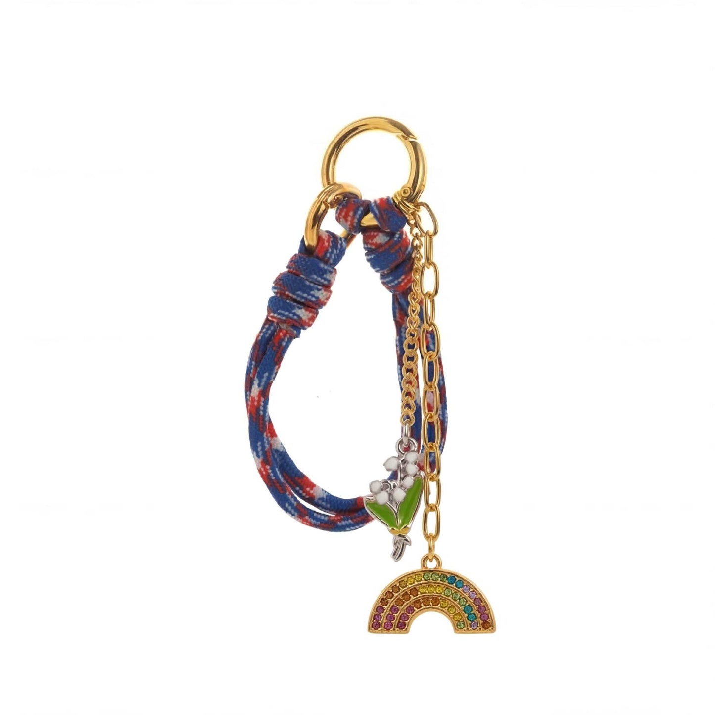 Vintage Elegant Oval Geometric Plated Brass Bag Charm