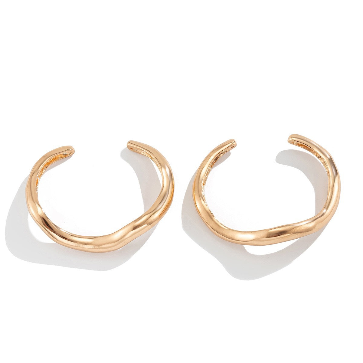 Minimalist Geometric Alloy Plated Bracelet