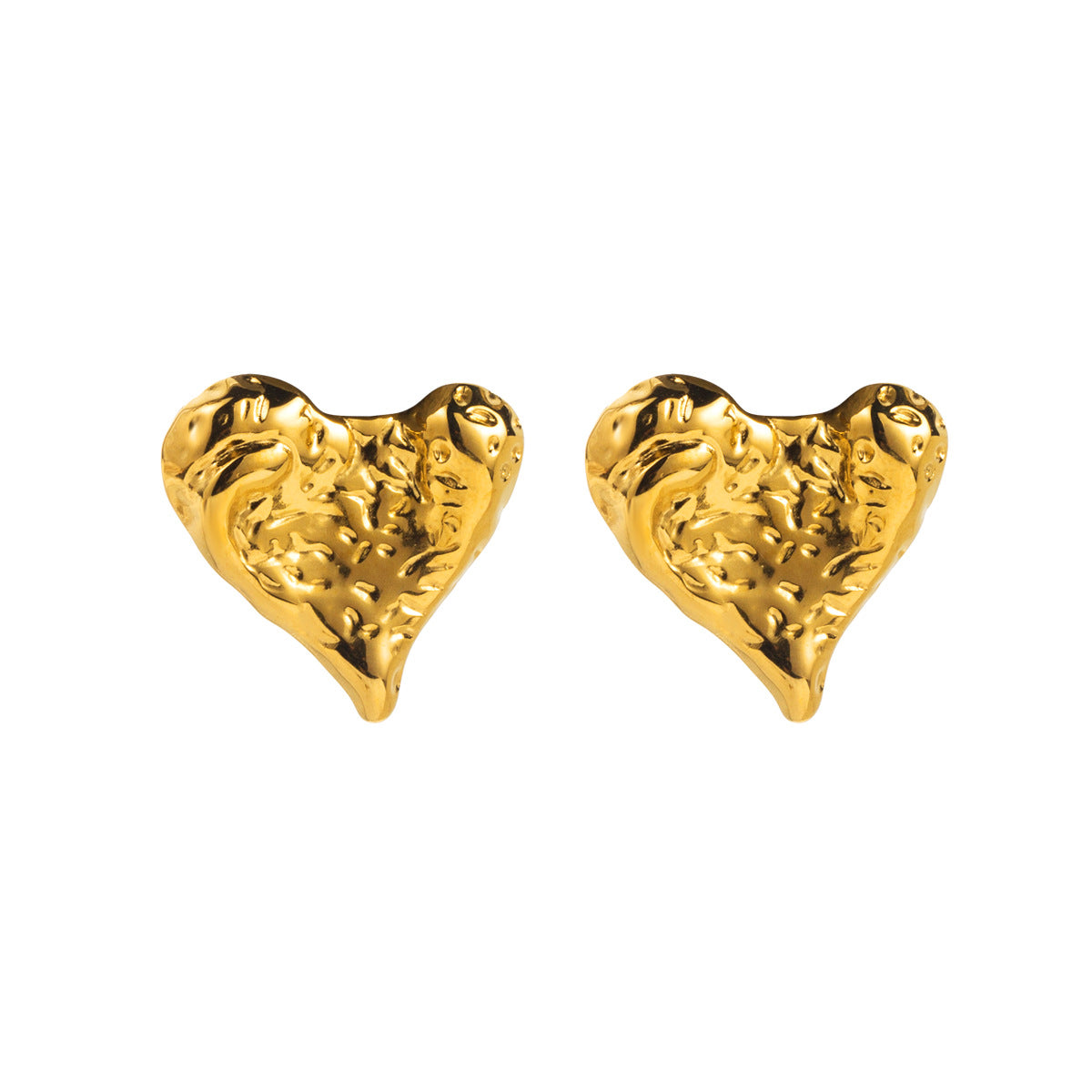 Collana placcata in acciaio inossidabile a forma di cuore, dolce e grintosa, da donna, con estetica minimalista e design a catenina sottile all'altezza della clavicola