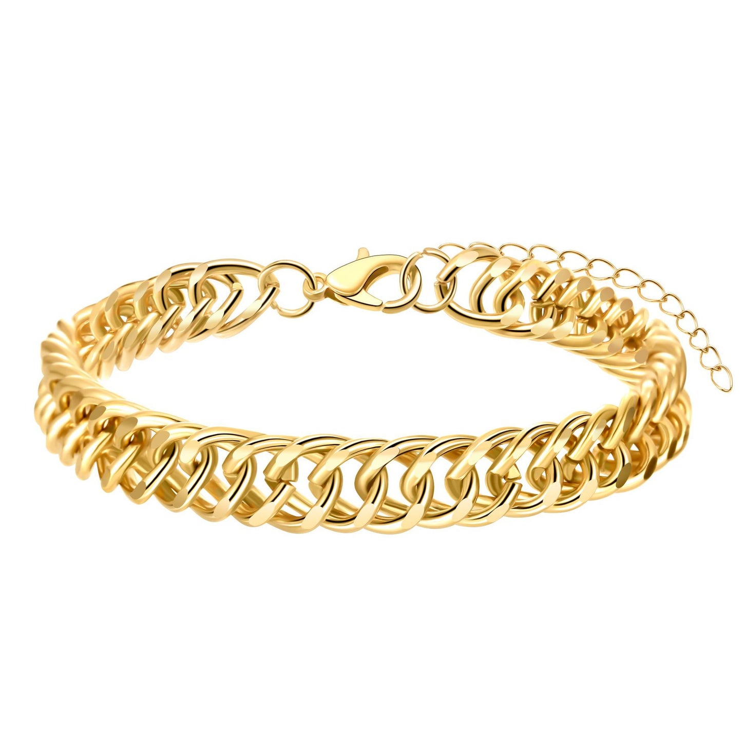 Minimalist Elegant Geometric Alloy Plated Bracelet for Women