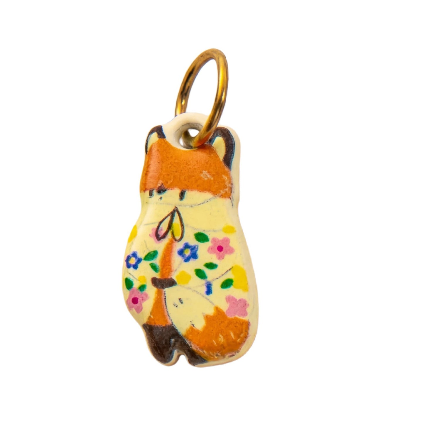 Vintage Stainless Steel PVD Animal Pendant Charm Bar