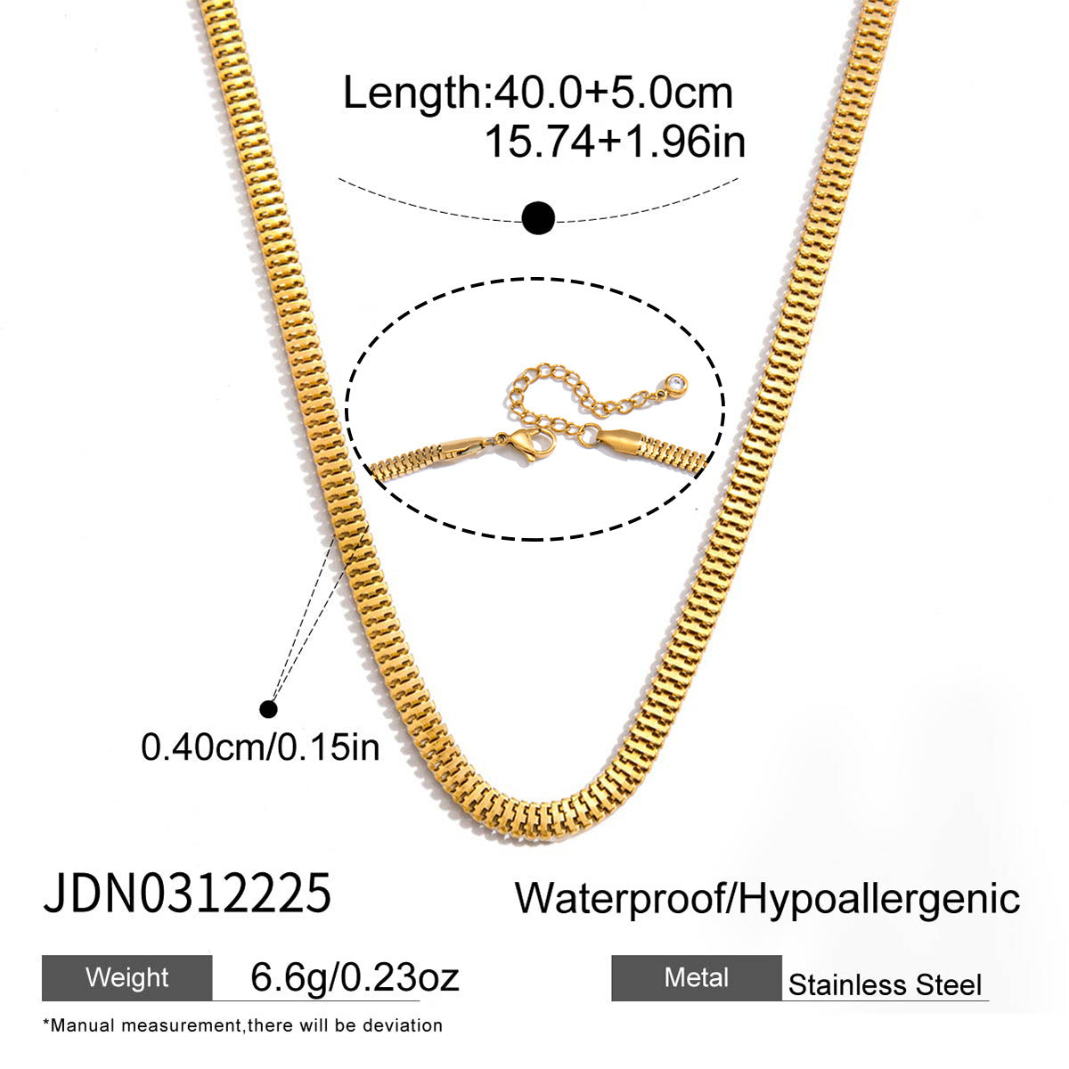 Elegant Minimalist Geometric Cross Stainless Steel PVD Necklace with Cubic Zirconia for Women