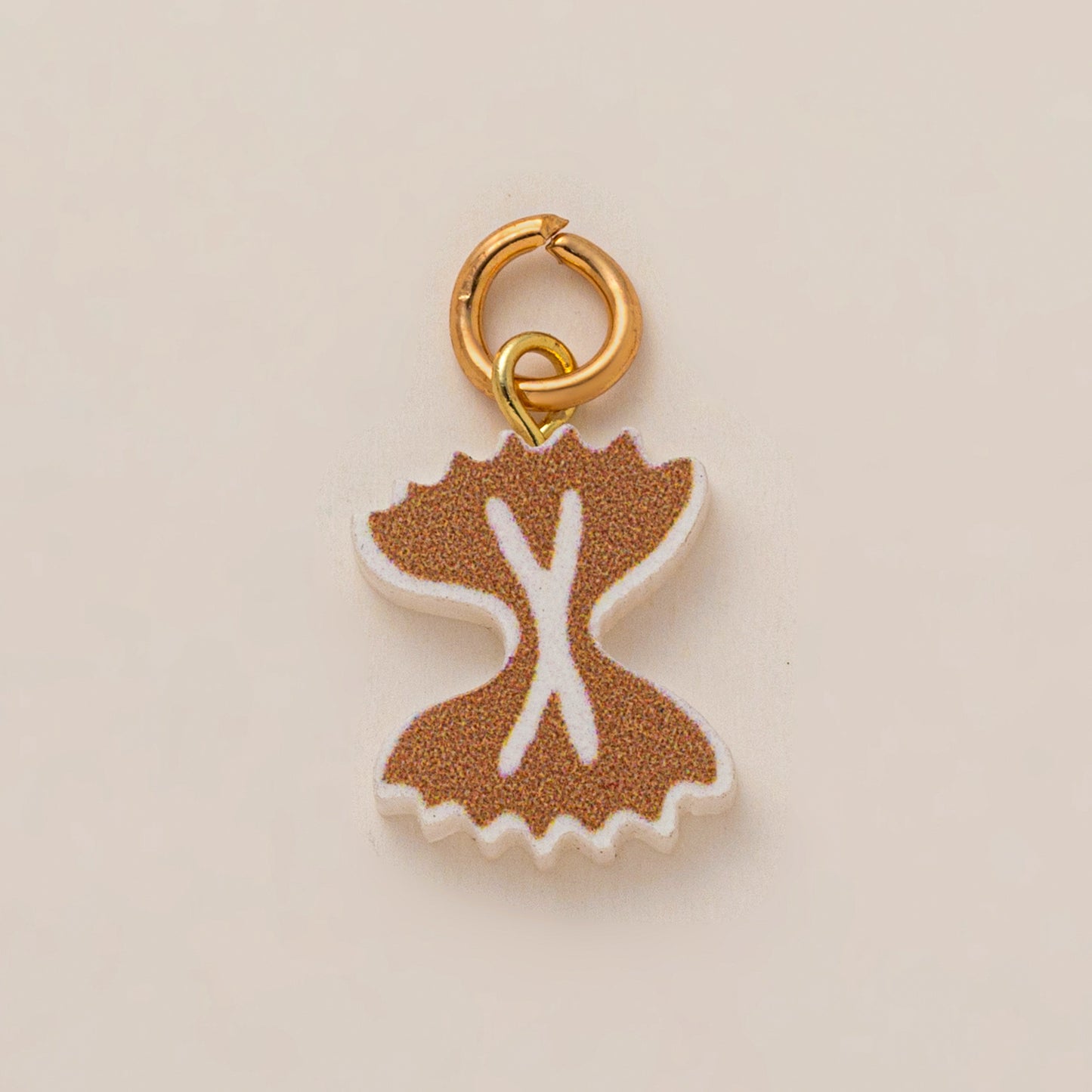 Vintage 18K Gold Plated Brass DIY Charm Bar Pendant for Unisex