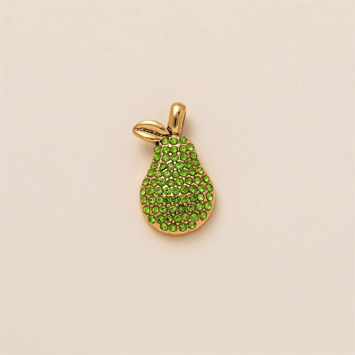 Minimalist Fruit Shape Brass PVD Plated DIY Charm Bar