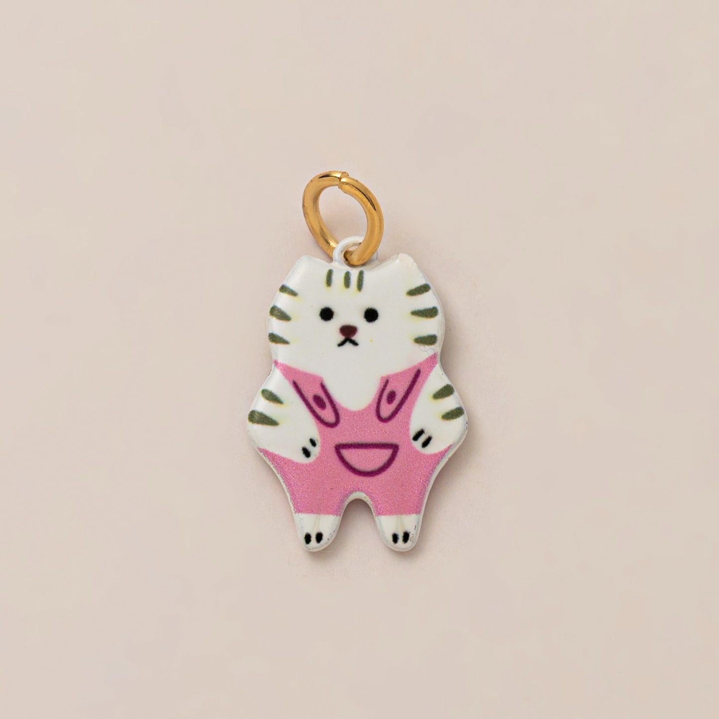 Luxury Casual Hand-Painted Animal Stainless Steel Pendant Necklace for Unisex