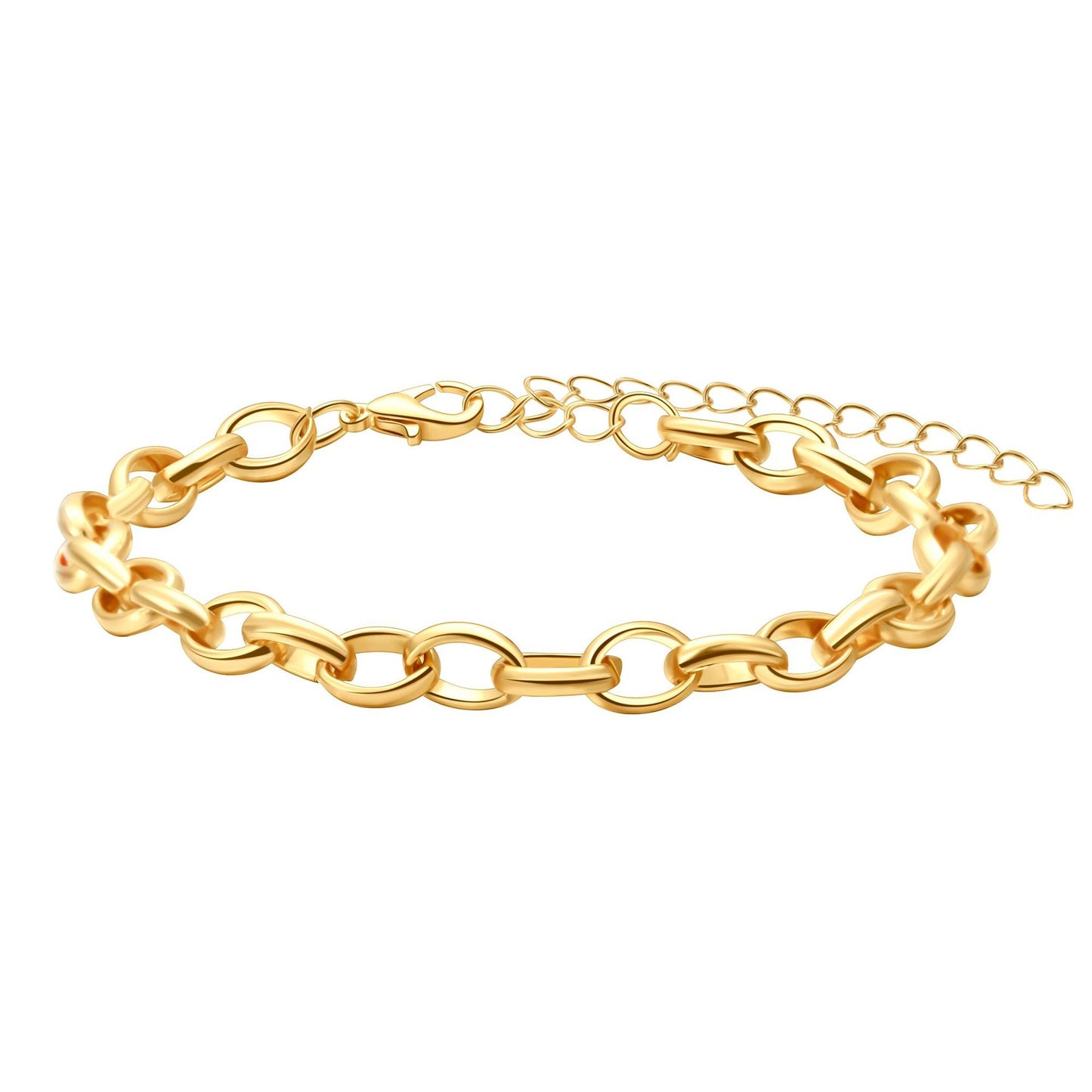 Minimalist Elegant Geometric Alloy Plated Bracelet for Women