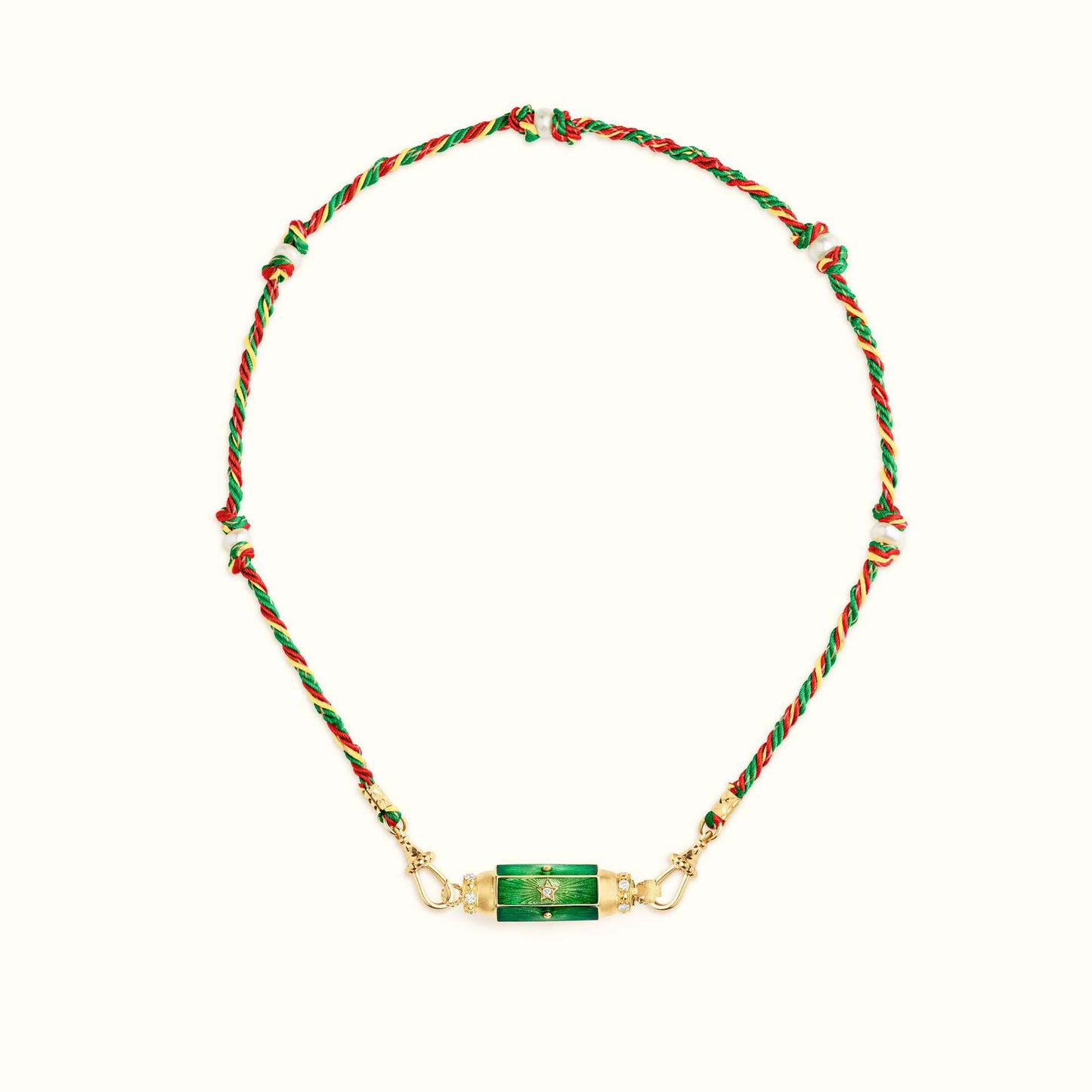 Collar Colgante de Tarot con Ojo y Estrella Geométrica Bohemio para Hombre en Cobre con Baño de Oro