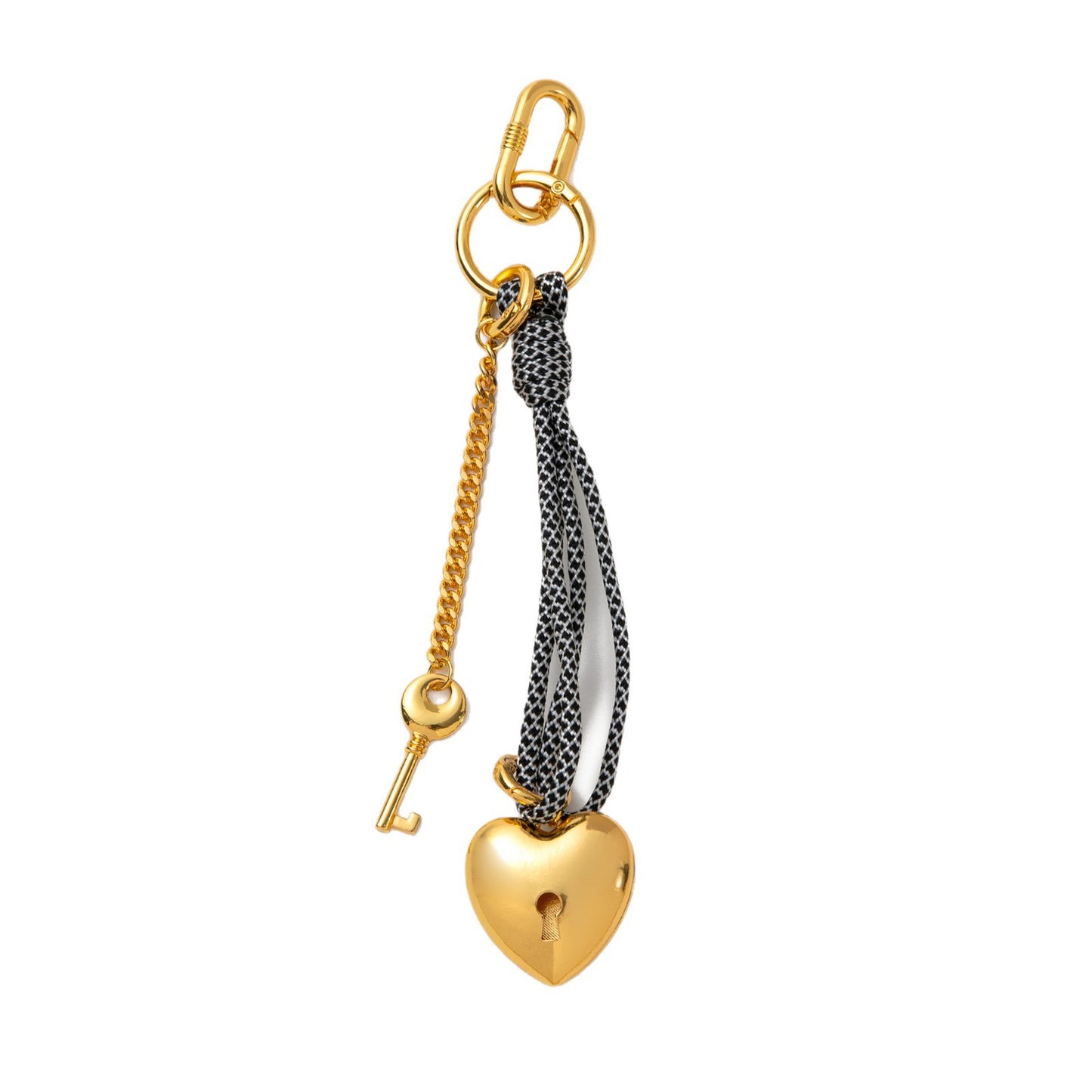 Minimalist Gradient Plated Brass DIY Charm Bar Keychain