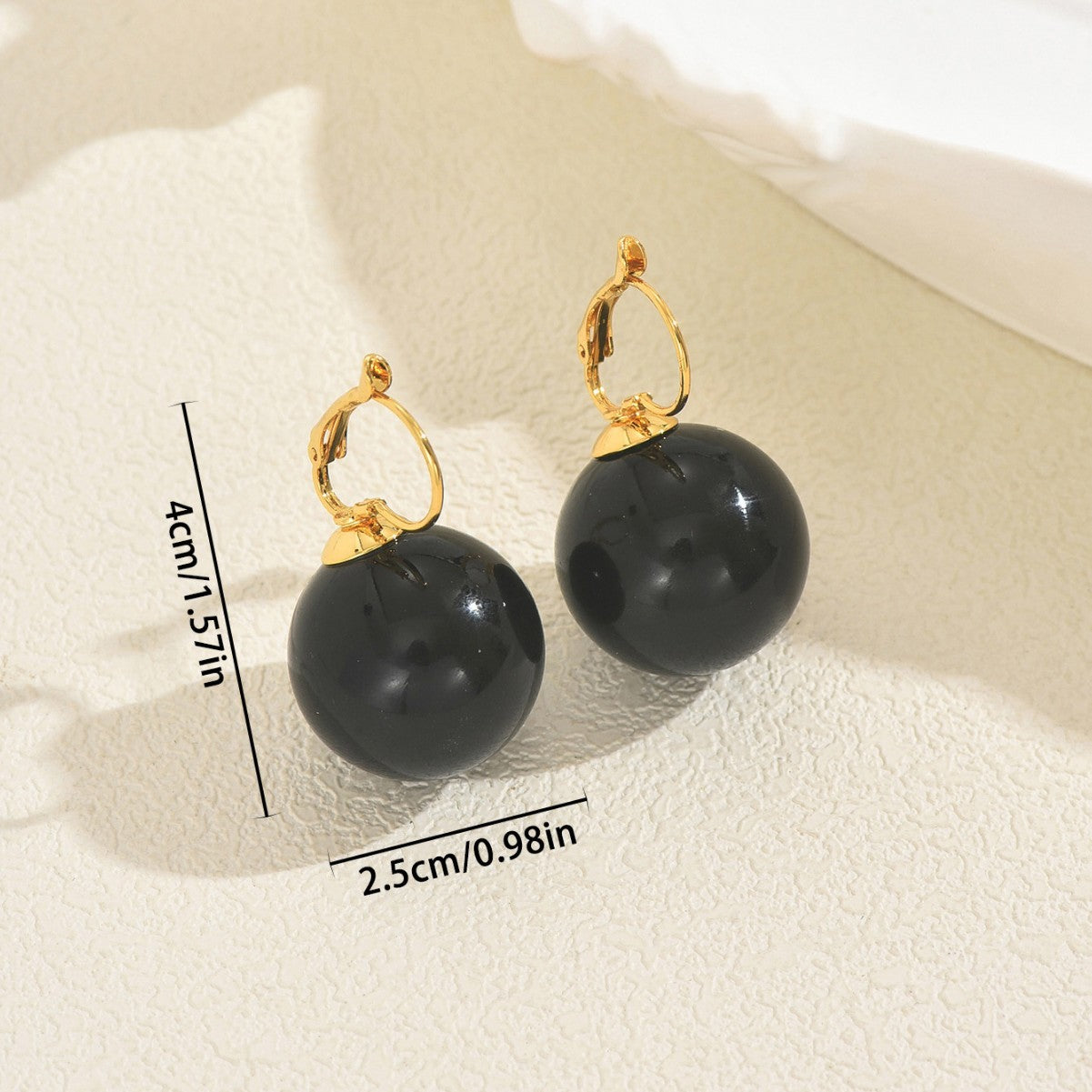 Orecchini geometrici minimalisti con intarsio di perle per donna, in lega di zinco, anallergici, a perno, eleganti, gioielli per tutti i giorni