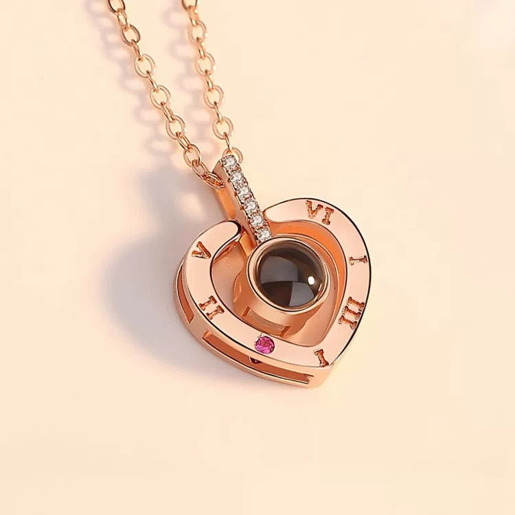 Minimalist Heart Titanium Steel Plated Necklace for Women