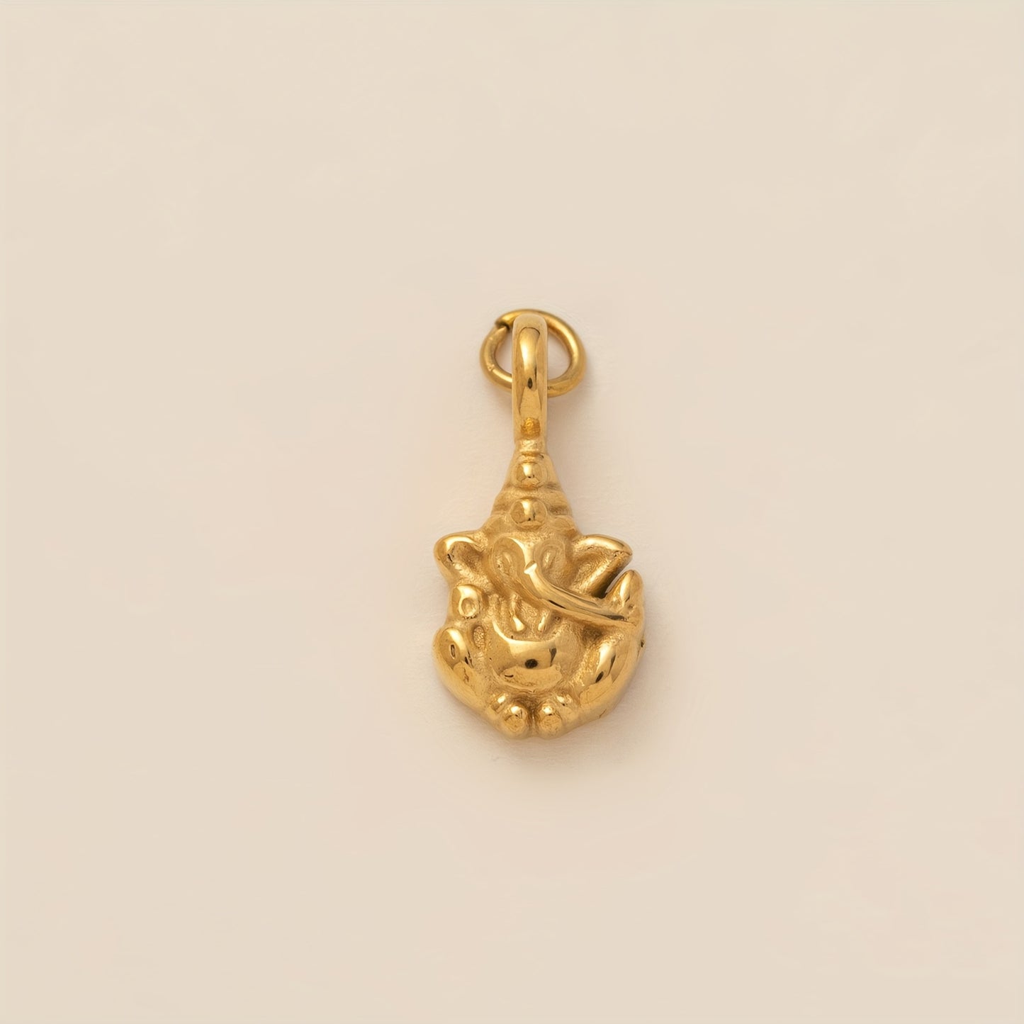 Vintage 18K Gold Plated Stainless Steel Butterfly Pendant Charm Bar PVD