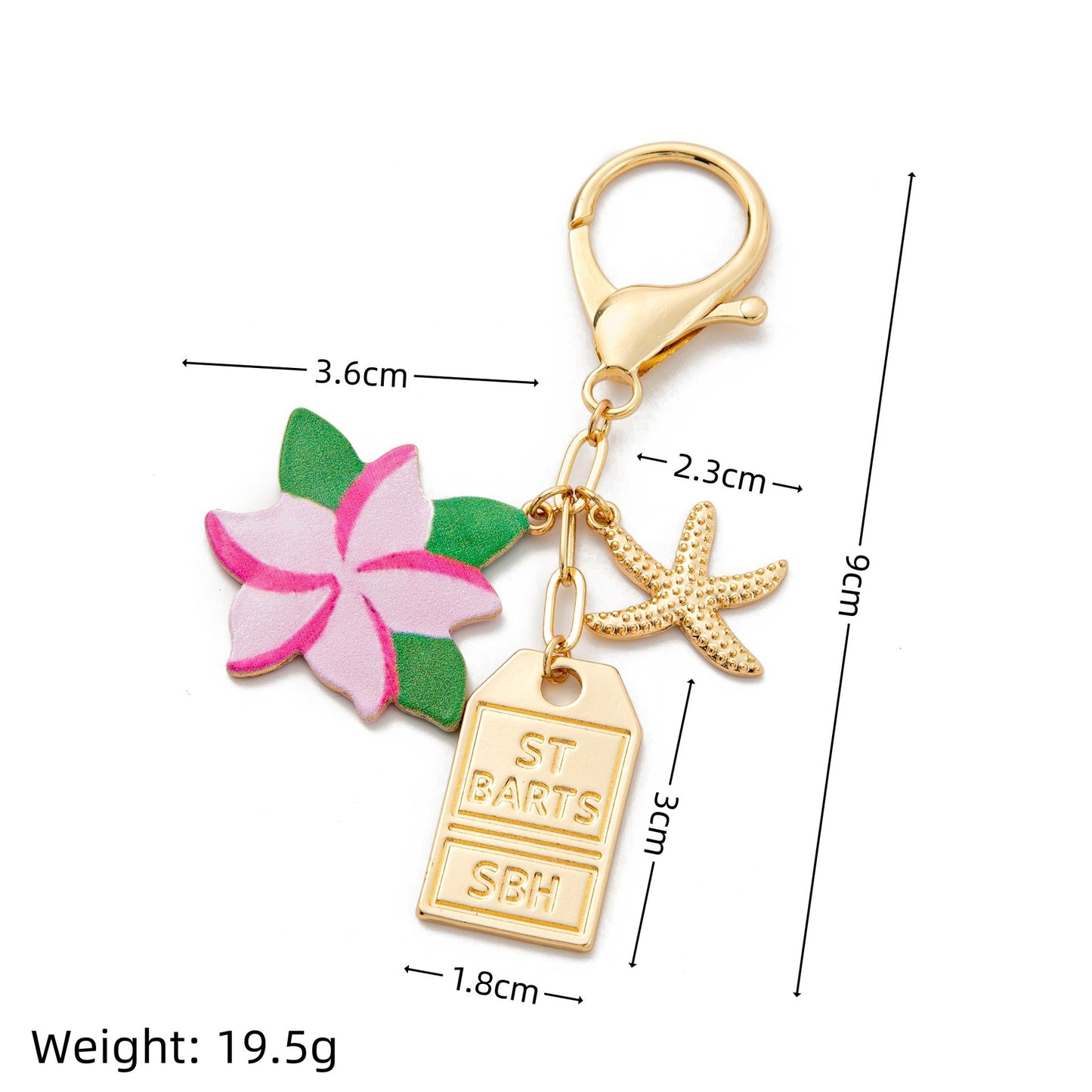 Vintage Heart Teardrop Plated Alloy Charm Bar Bag Pendant