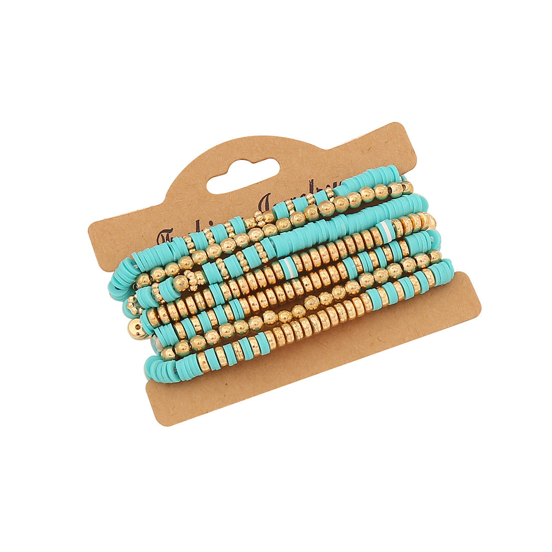 Bohemian Style Polymer Clay Beaded Bracelet for Women with Handmade Craftsmanship