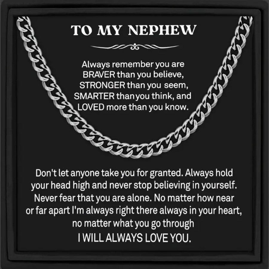 Hip-hop Streetwear U-shaped Plated Iron Cuban Link Chain Necklace for Men