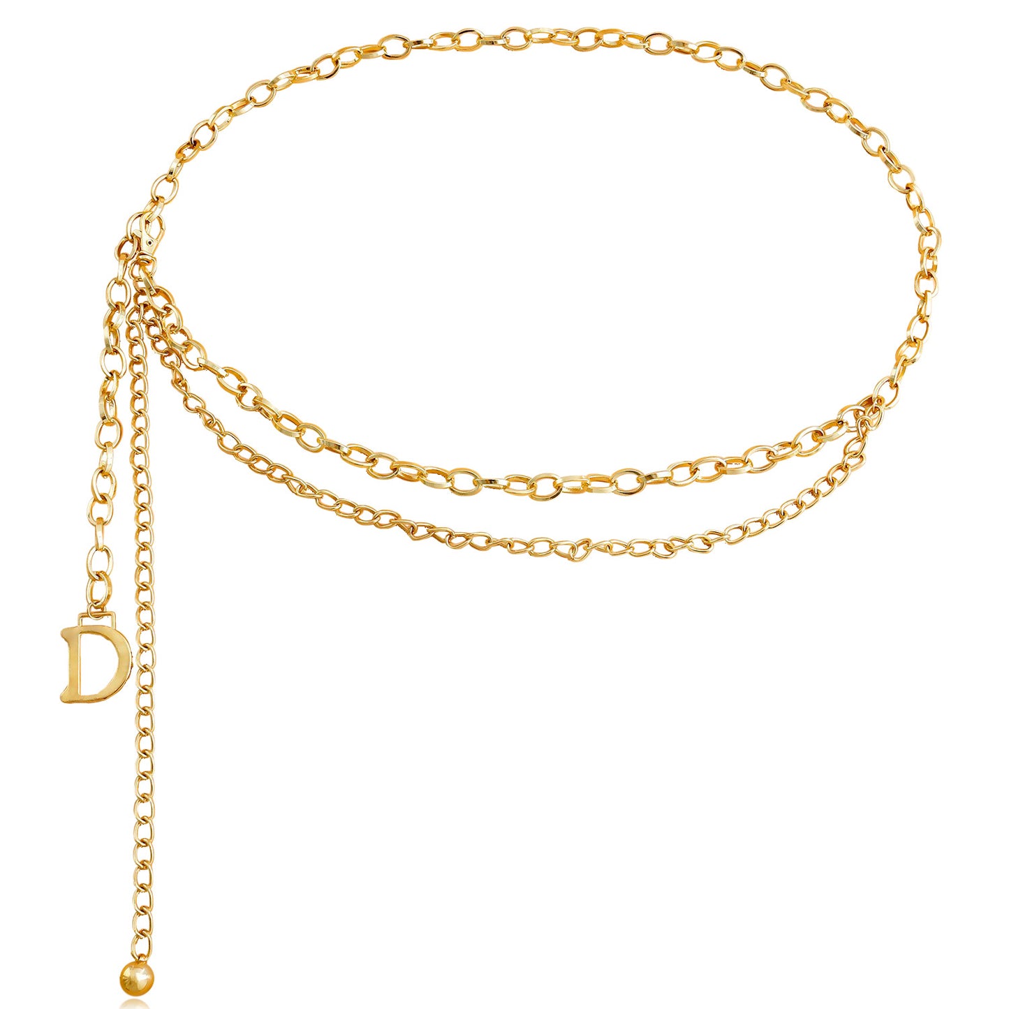 Punk Streetwear Sun Moon Metal Body Chain for Women