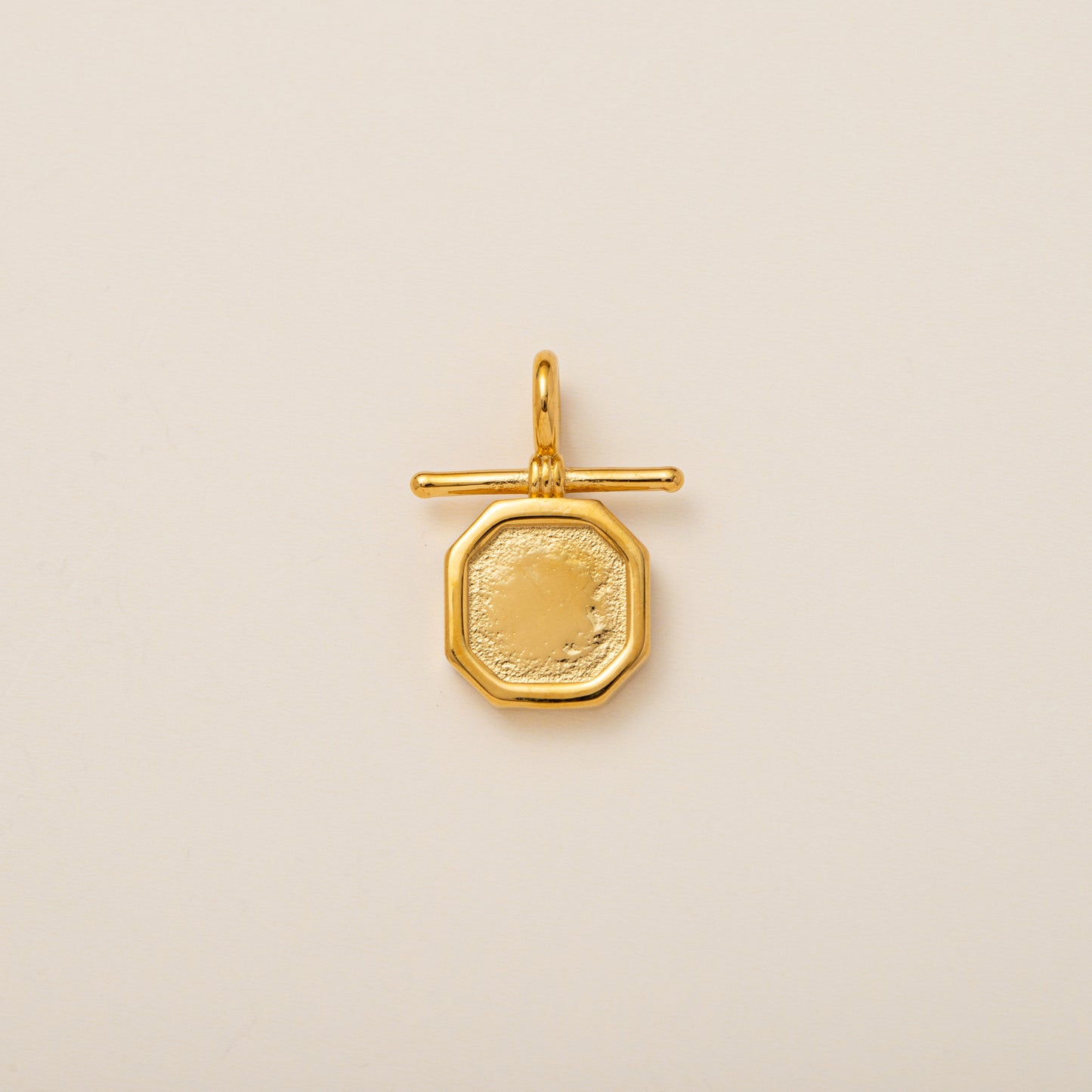 Exaggerated Geometric 18K Gold Plated Titanium Steel Diamond Inlay Charm Bar Necklace for Women