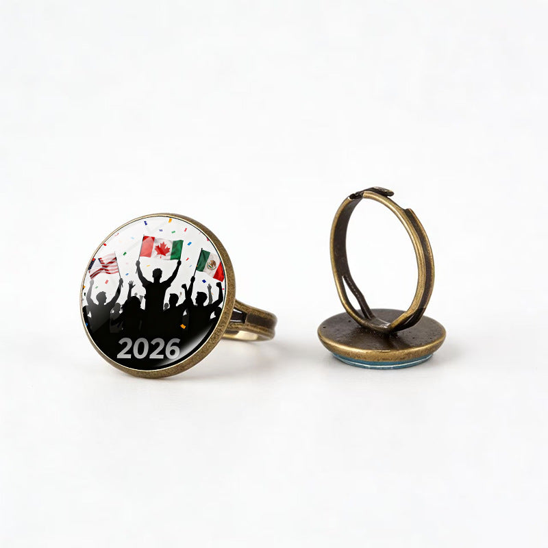 Sporty Geometric Alloy Plated Ring Unisex Fashion Jewelry
