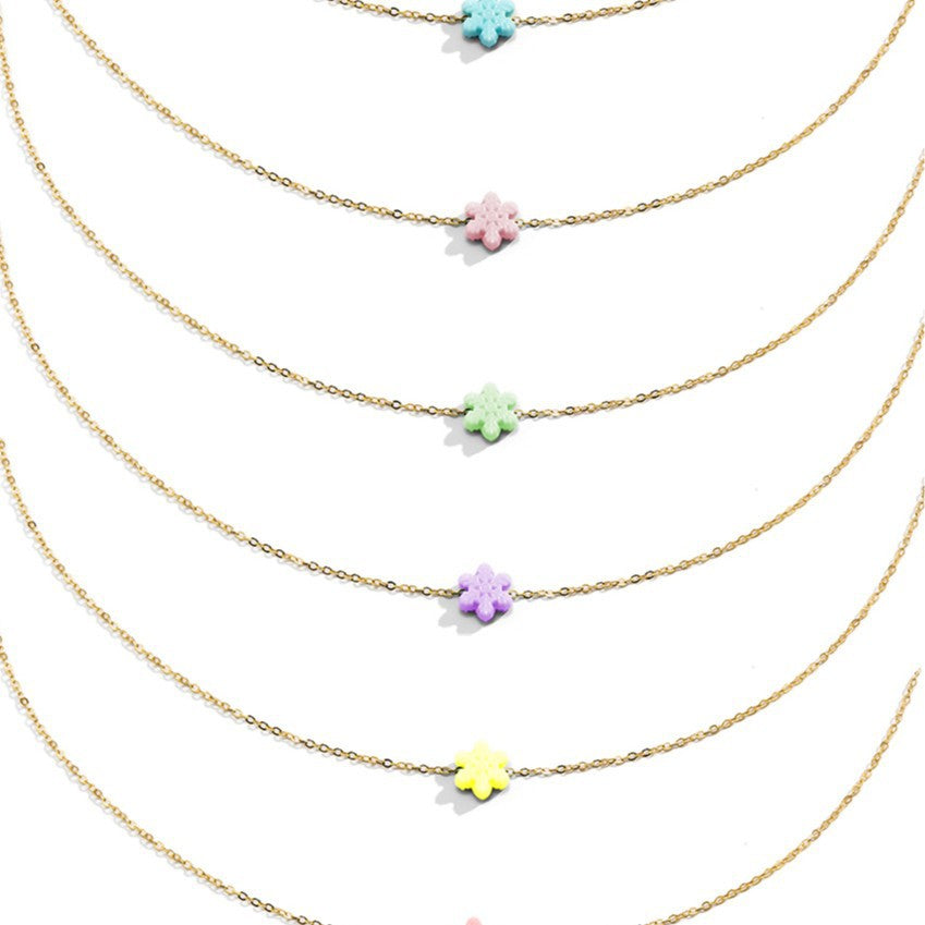 Minimalist Star Acrylic Plated Body Chain for Women