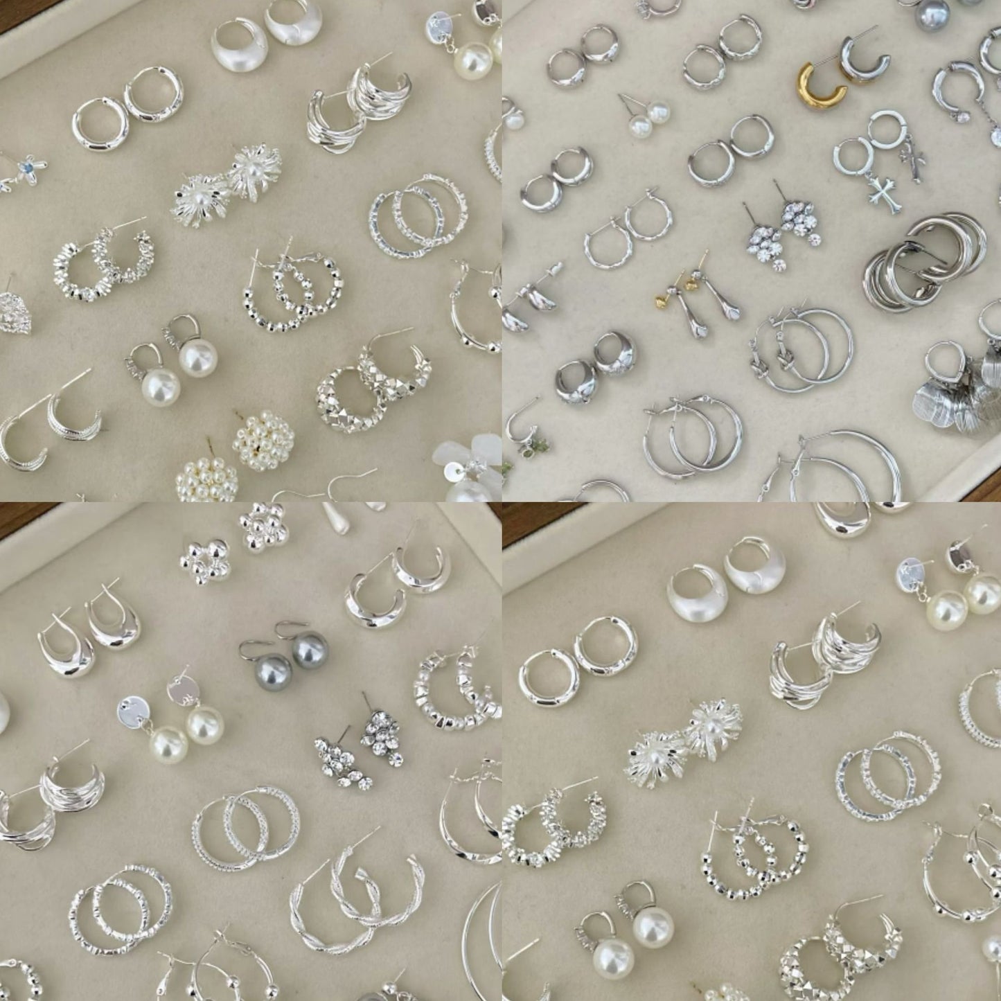 Aretes Geométricos Minimalistas de Cobre con Acabado Chapado para Mujer Pendientes Modernos y Versátiles