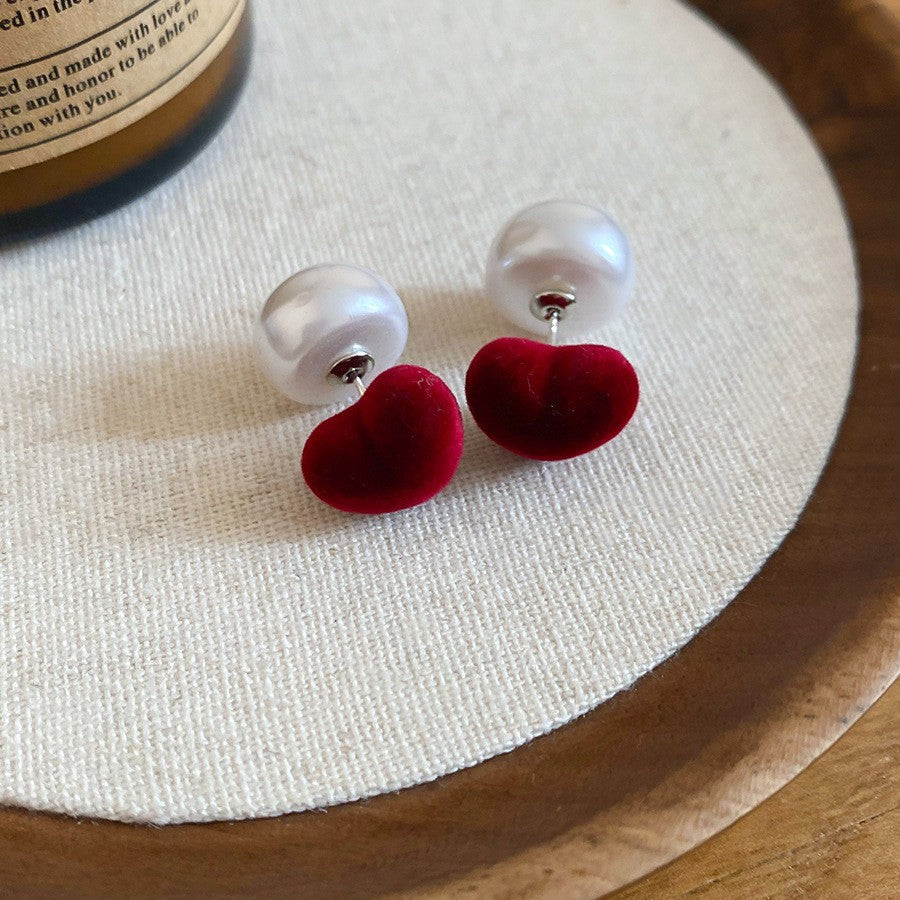 Retro Minimalist Geometric Resin Earrings with Zirconia Accents and 925 Silver Posts for Women