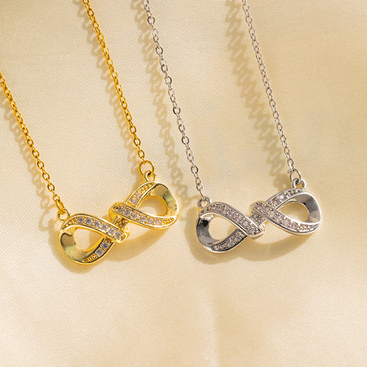 Collar con colgante de letra minimalista de lujo para mujer, de acero inoxidable, con cadena de eslabones y acabado galvanizado