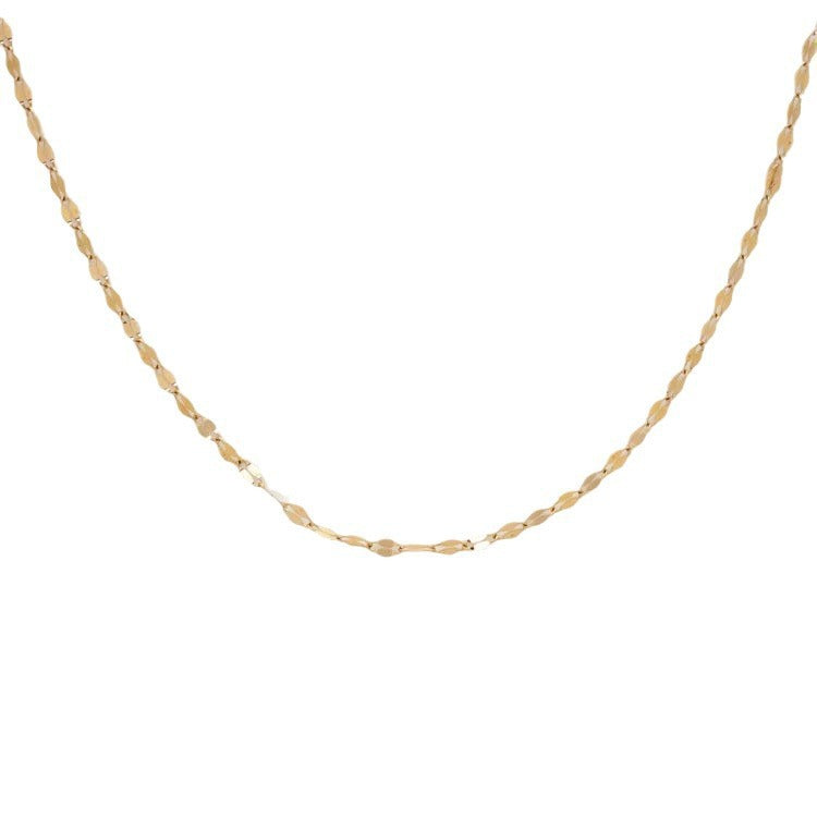 Minimalist Geometric Square Oval Round Brass Plated Pendant Necklace for Women DIY Charm Bar