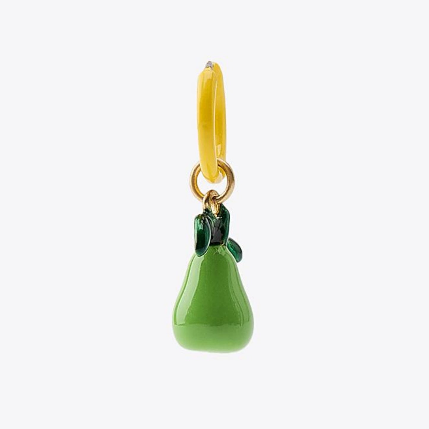 Casual 18K Gold Plated Stainless Steel PVD Fruit Vegetable Plant Charm Bar