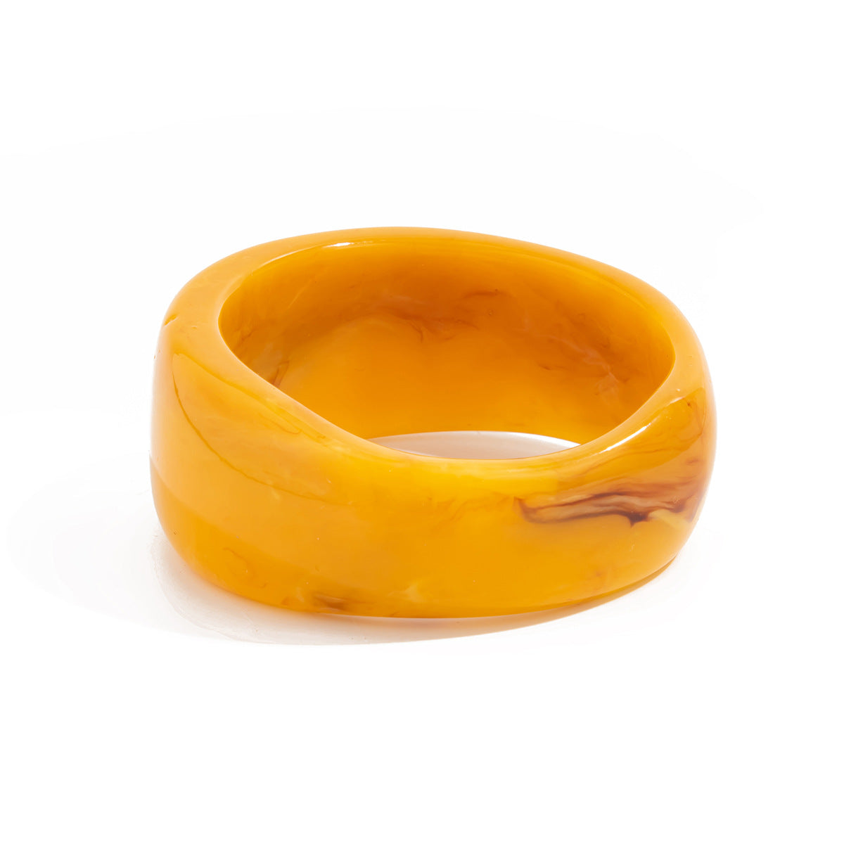 Gradient Geometric Resin Cuff Bracelet