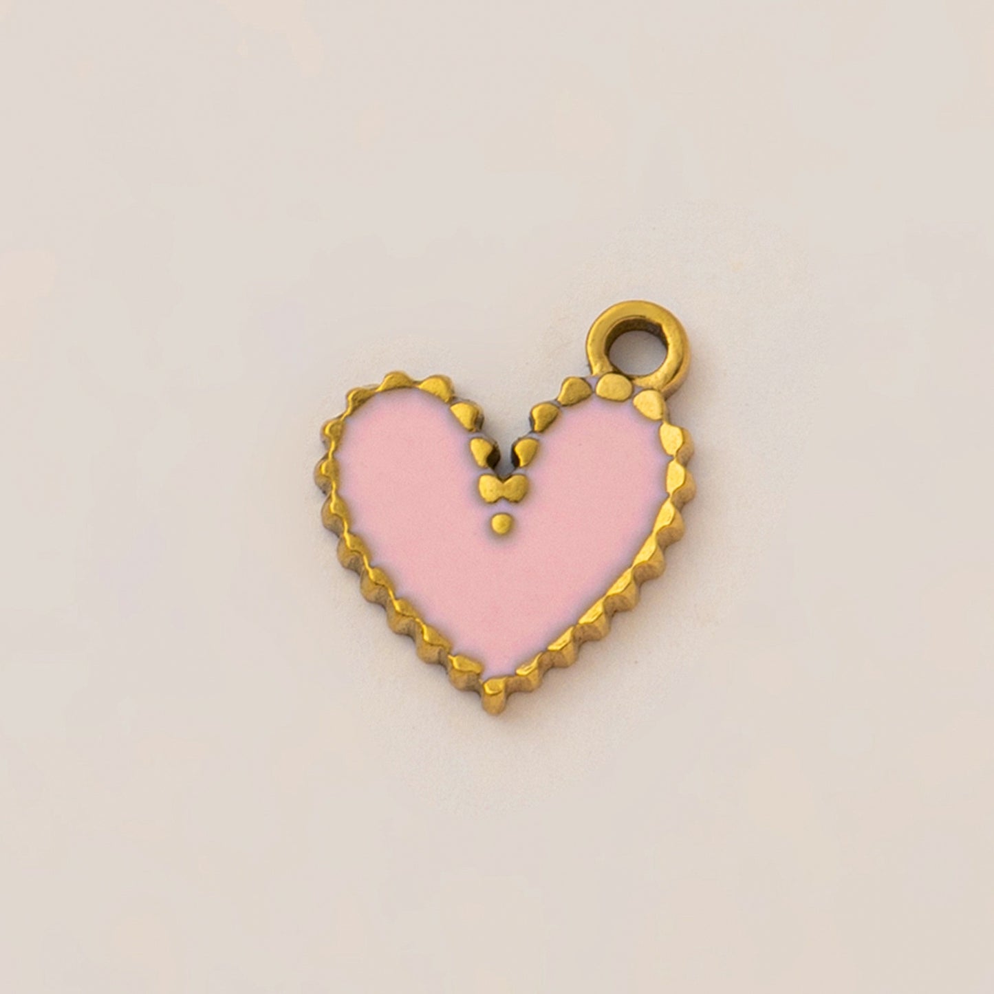 Vintage Plated Stainless Steel Starfish Heart Fish Rectangle Geometric Pearl Inlay Charm Bar