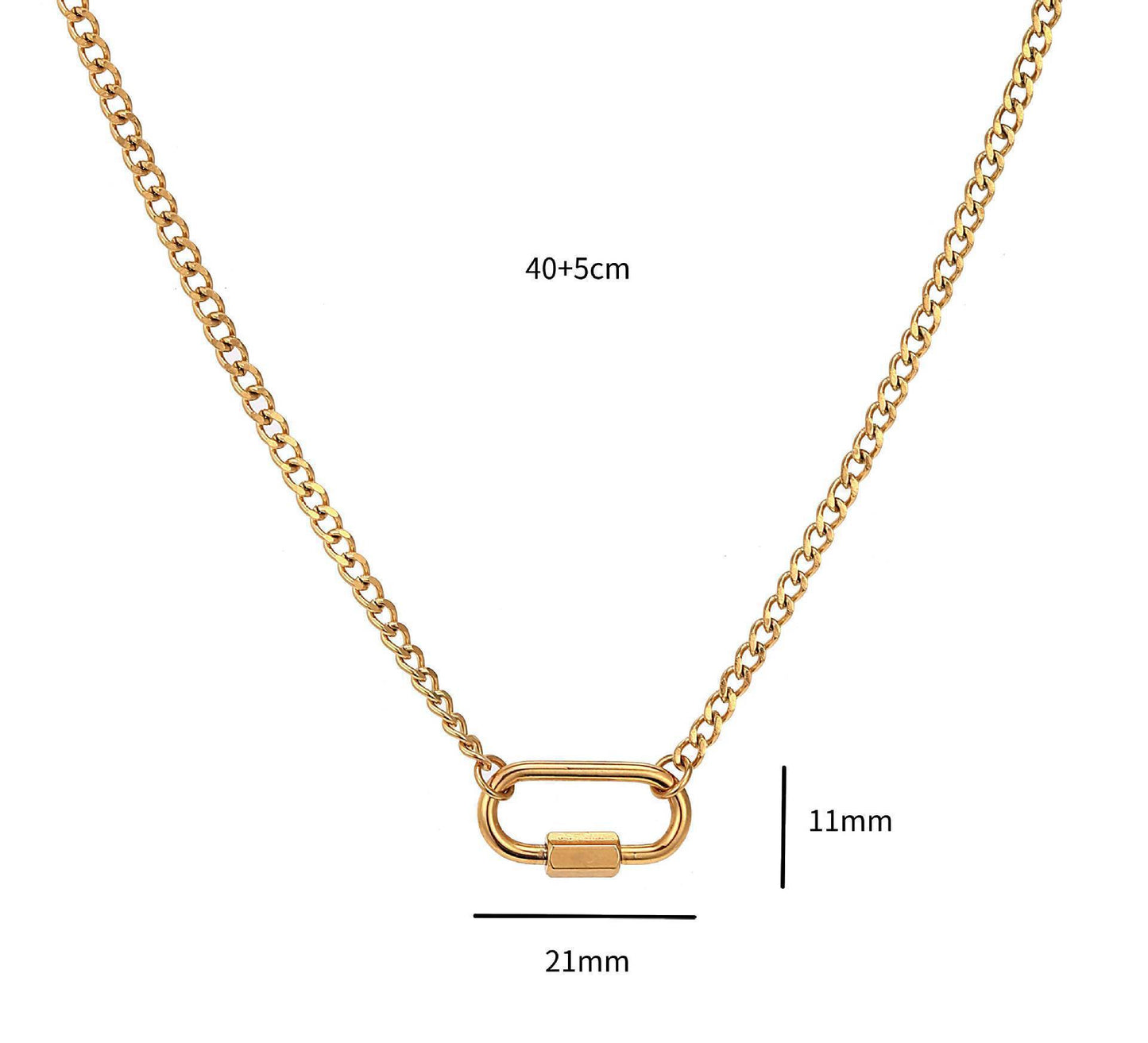 Minimalist Floral Pattern Brass PVD Plated DIY Charm Bar Pendant