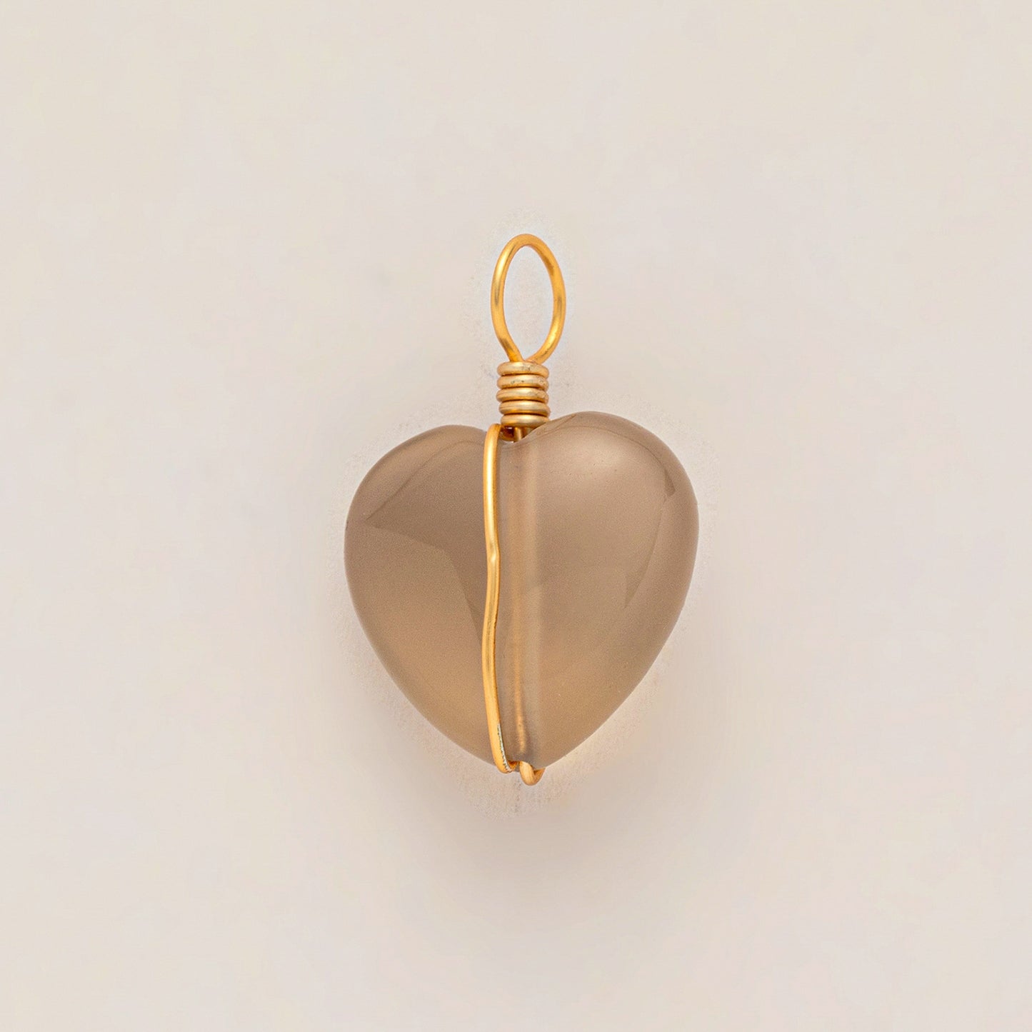 Minimalist Heart Stainless Steel Plated Necklace with Cubic Zirconia