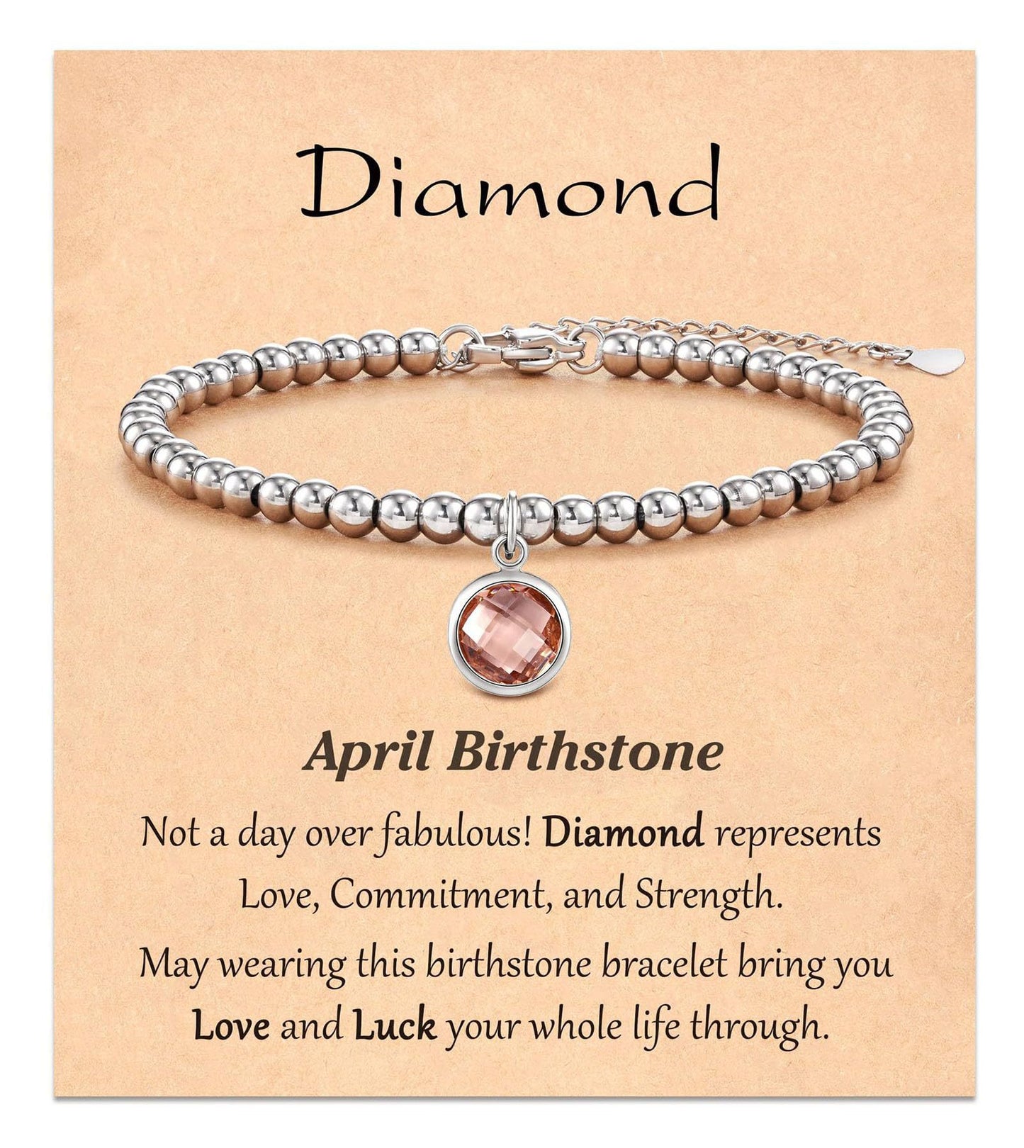Fashion Elegant Geometric Round Plated Stainless Steel Bracelet for Women