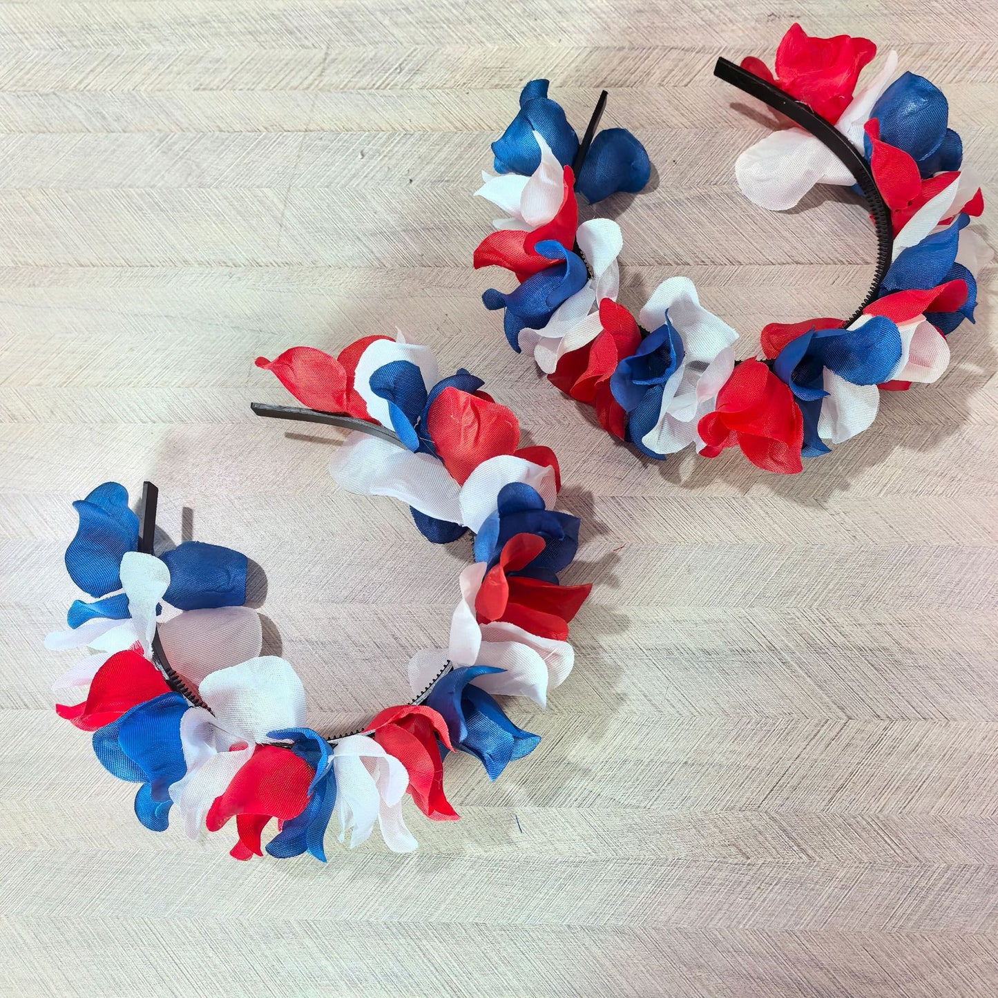 Sweet Floral Fabric Headband for Independence Day Party