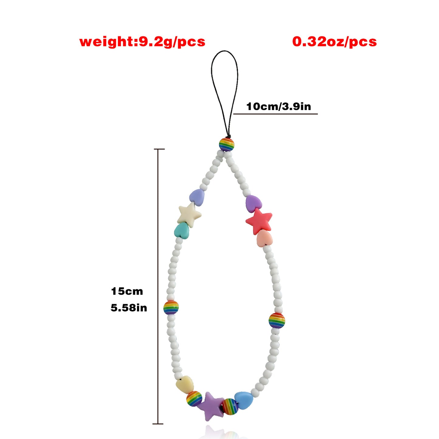Sweet Minimalist Star Alloy Plated Charm with White Seed Pearls
