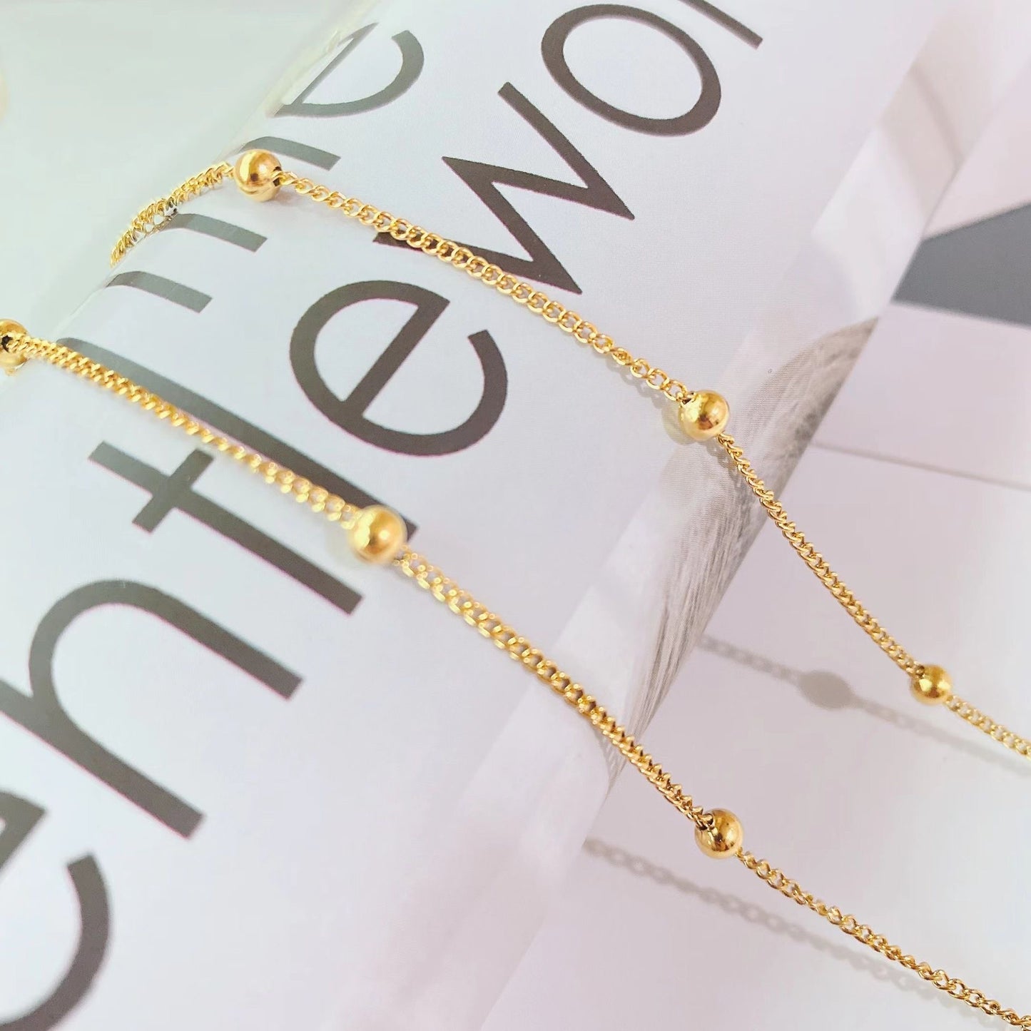 Minimalist Butterfly Pendant Necklace for Women in Titanium Steel with O-Chain Design