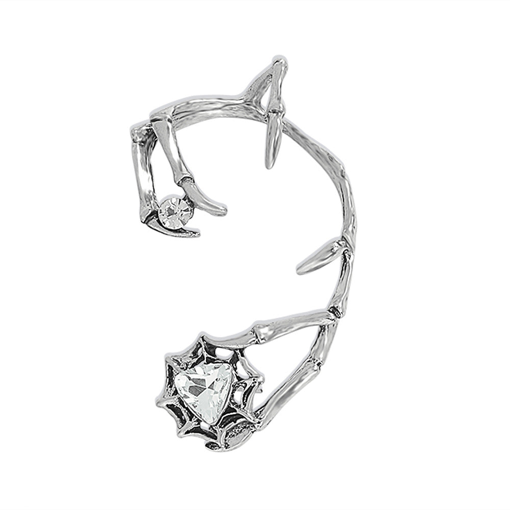 Pendientes de Dragón Geométrico Estilo Punk Retro Desgastado para Mujer de Aleación con Acabado Electrolítico