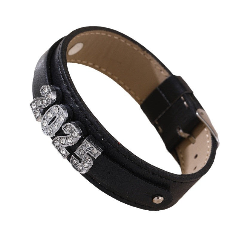 Princess Style Star-Shaped Resin Bracelet with Rhinestone Accents for Girls Aged 6 to 10 Years