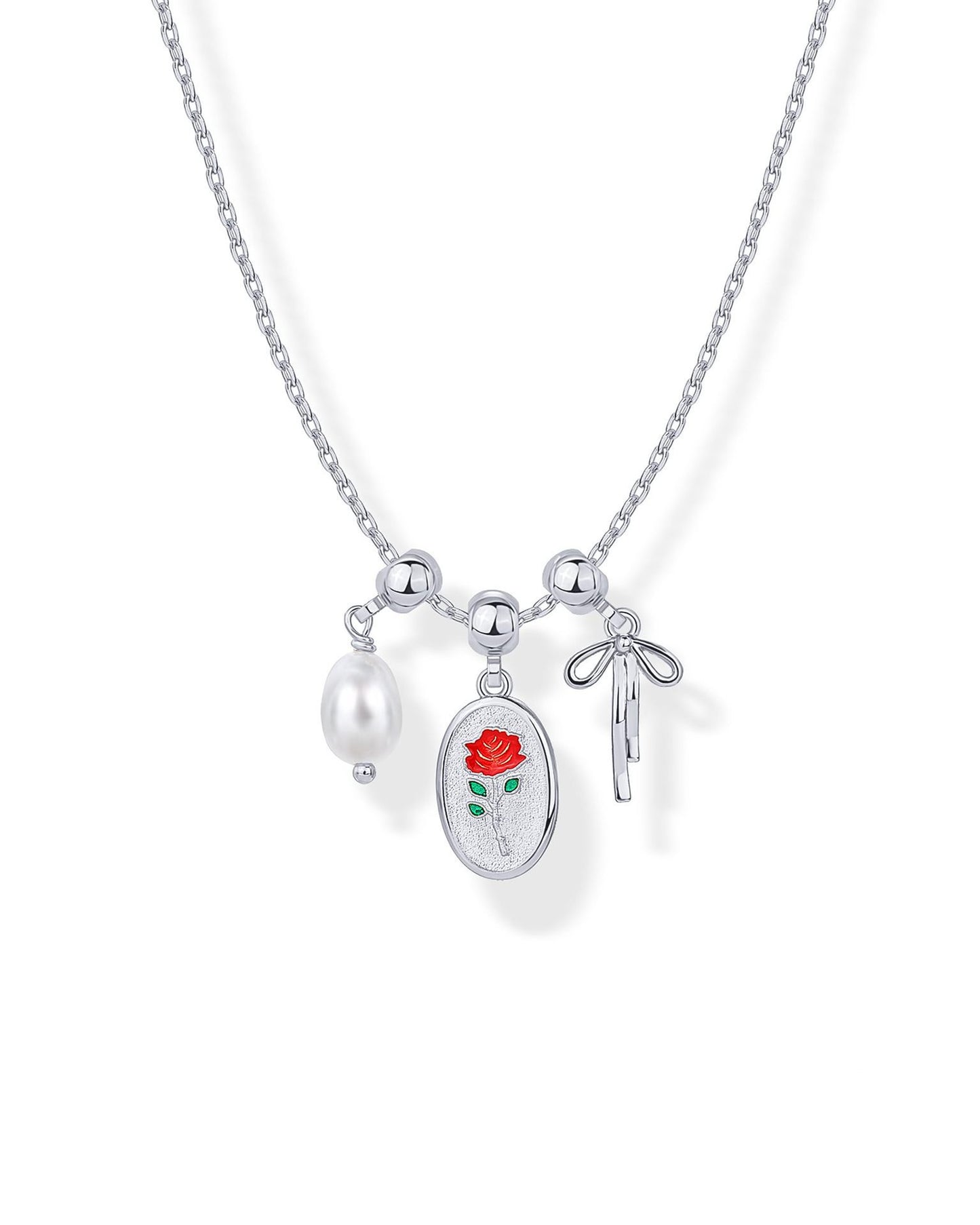 Minimalist Butterfly Heart Star Zircon Pendant Necklace for Women in Plated Copper with Mixed Gemstone Inlay