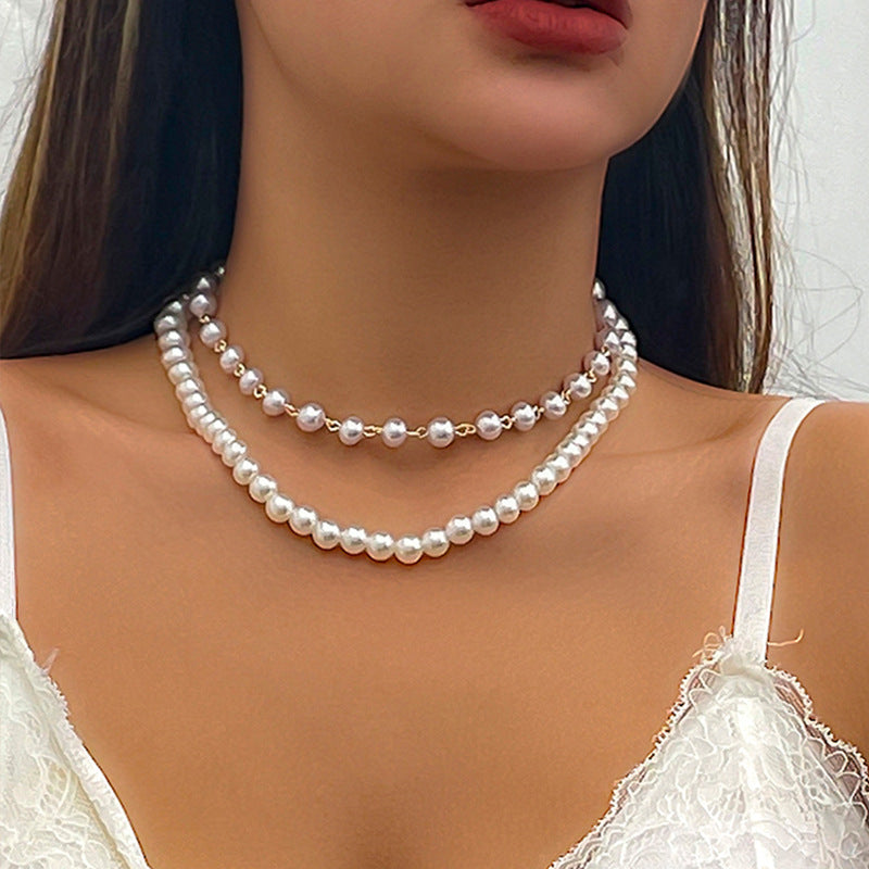 Minimalist Sweet Heart Resin Plated Crystal Pendant Ball Chain Necklace for Women