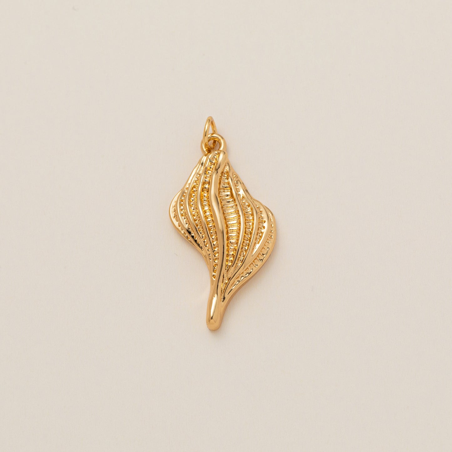 Minimalist Plated Brass Heart Charm Bar