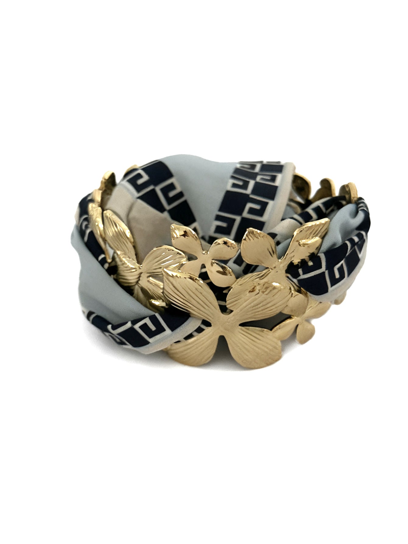 Bracciale a fascia in acciaio inossidabile placcato a forma di piuma