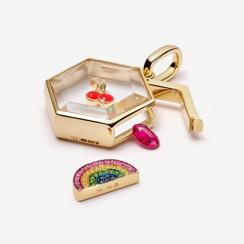 Collana da uomo e da donna con ciondolo a barra geometrico quadrato a quadrifoglio fai da te in ottone placcato oro 18K, stile minimalista