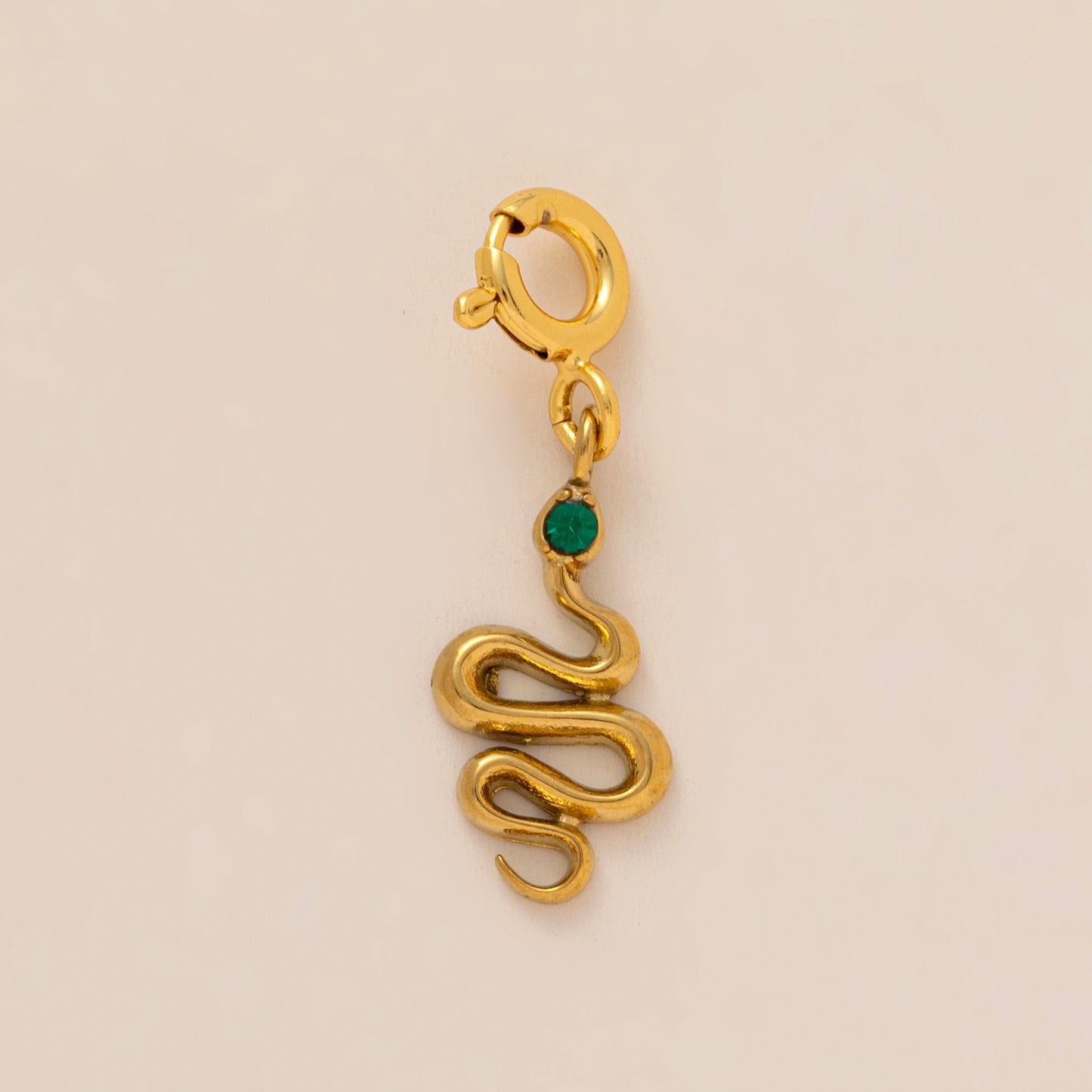 Dolce Ciondolo a Cuore Geometrico in Acciaio Inossidabile Placcato Oro 18K con Catena a Spiga e Barretta per Unisex