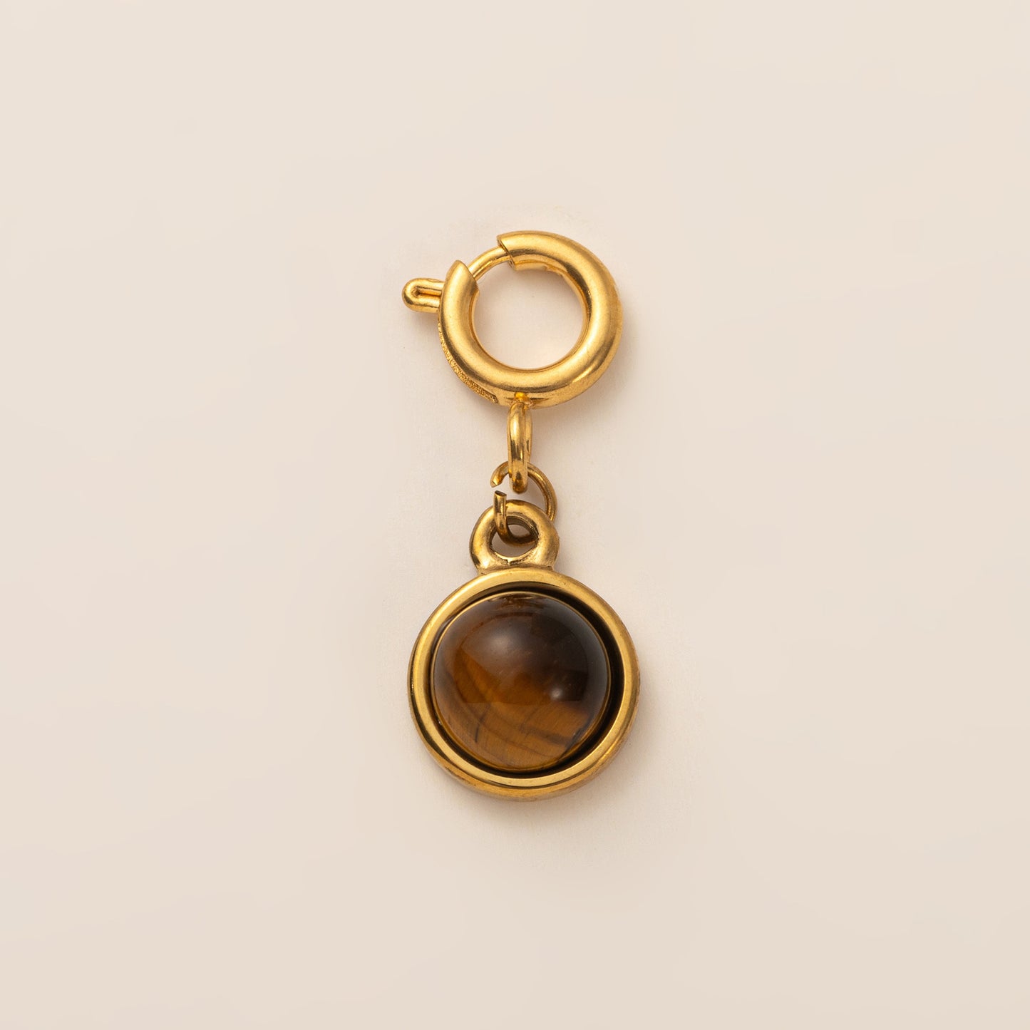Ciondolo Bar Minimalista Geometrico a Forma di Animale in Acciaio Inox Placcato Oro 18K PVD per Collana con Catena a Cavo