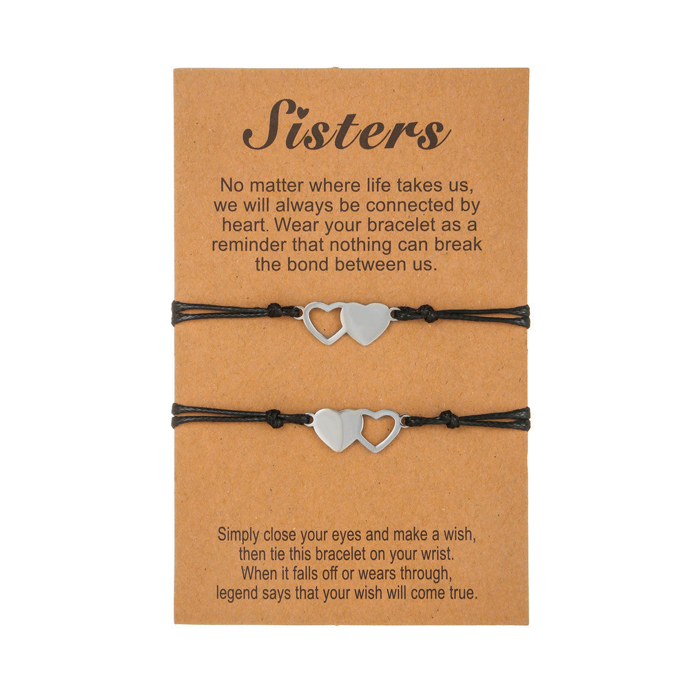 Cartoon Animal Stainless Steel Plated Woven Bracelet Unisex