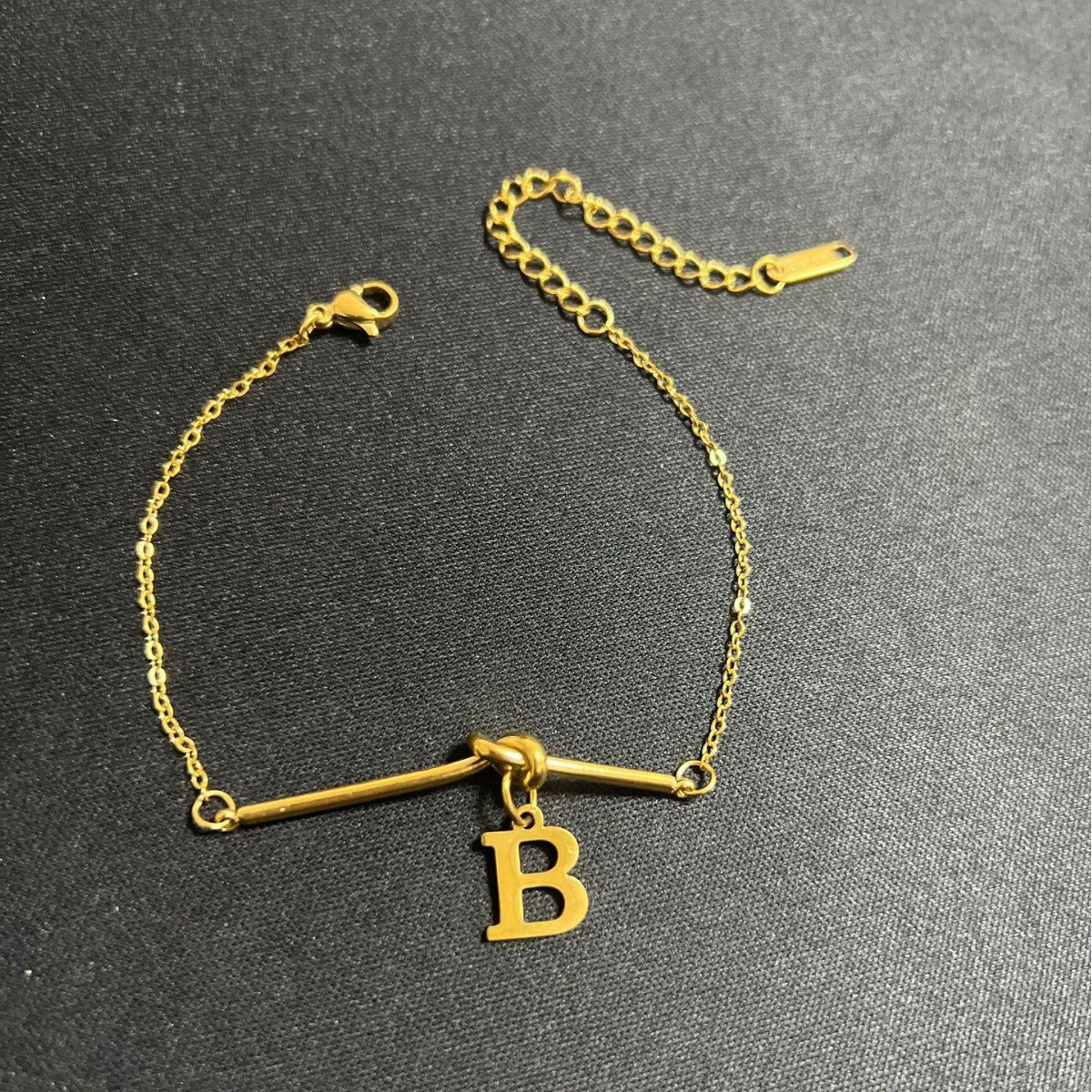 Original Design Letter Shape Titanium Steel Bracelet with Plating Finish for Men and Women