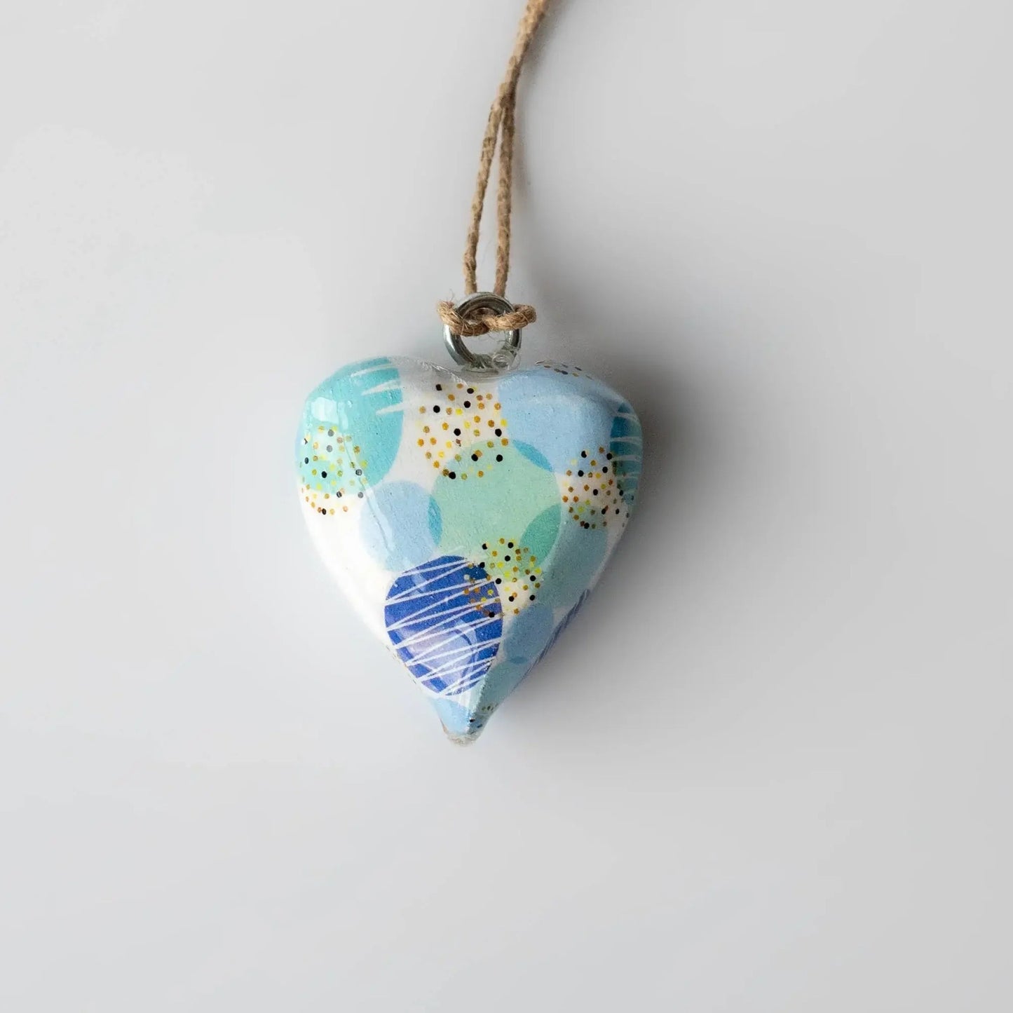 Minimalist Luxury Heart Plant Stainless Steel Plated Pendant Necklace 18K Gold