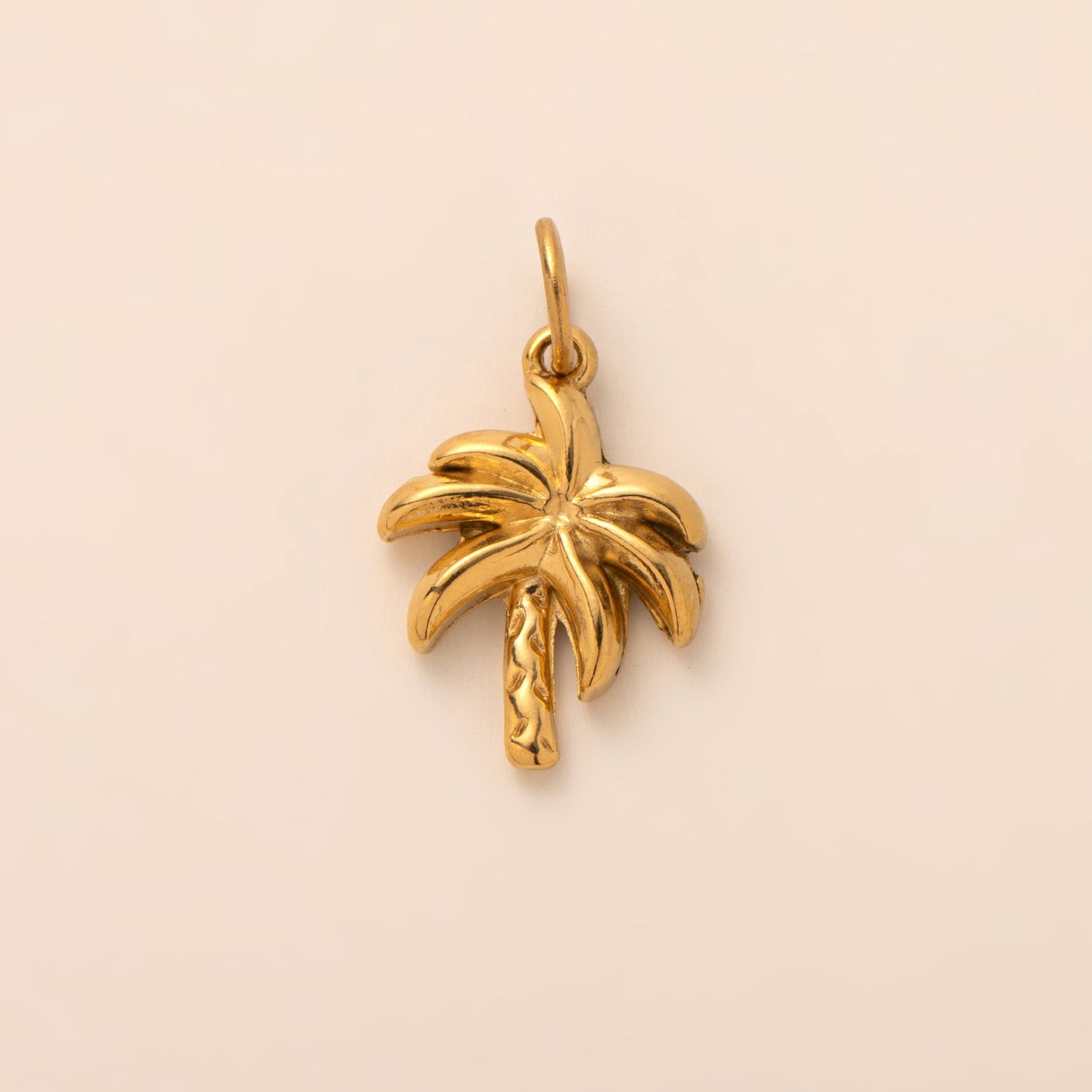 Vintage Geometric Stainless Steel PVD Gold Plated Charm Bar