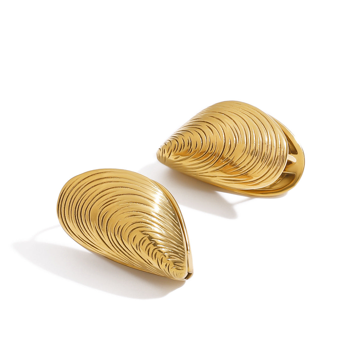 Luxury Geometric Stainless Steel Plated Earrings for Women